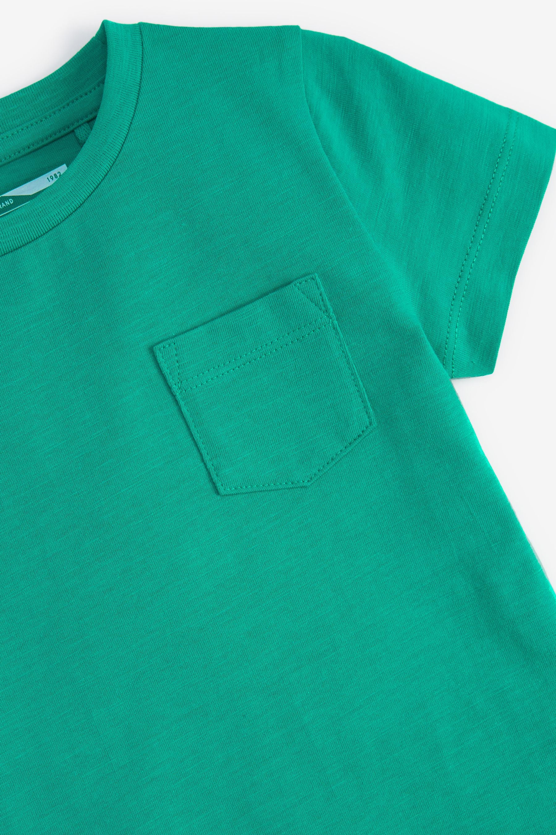 Green Short Sleeve Plain T-Shirt (3mths-7yrs)