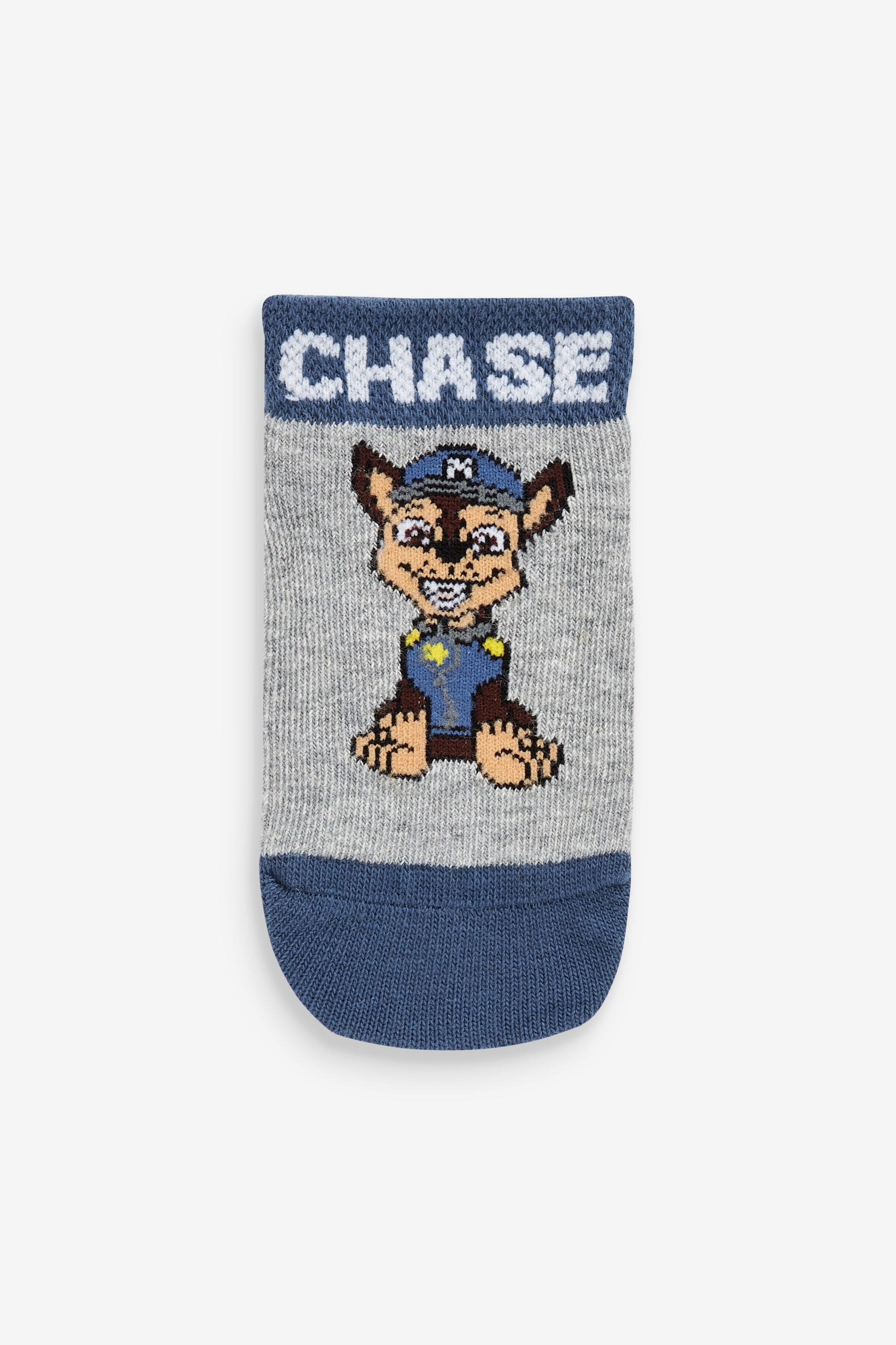 Blue/Grey PAW Patrol 5 Pack Cotton Rich Trainer Socks