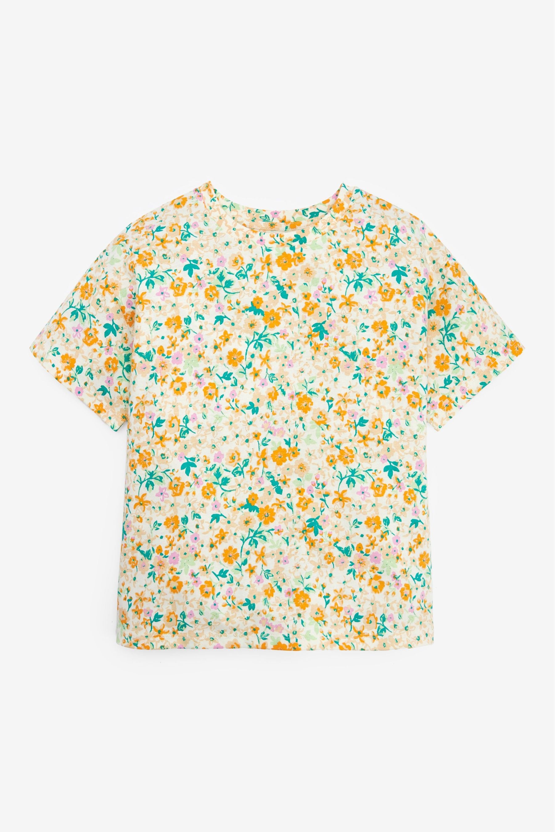 Floral Relaxed Fit T-Shirt (3-16yrs)