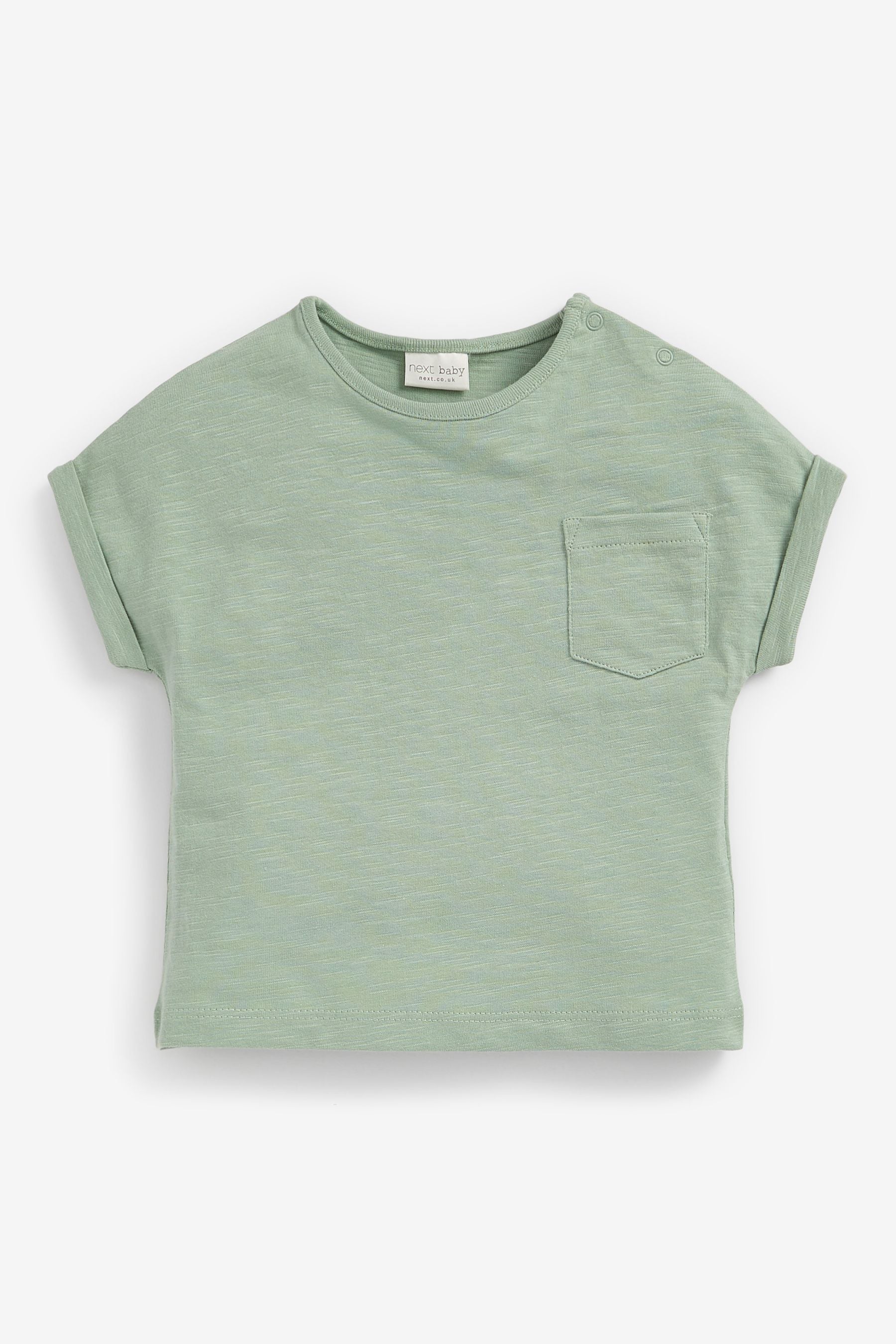 Mineral Blue/Green 5 Pack Baby Short Sleeve T-Shirts