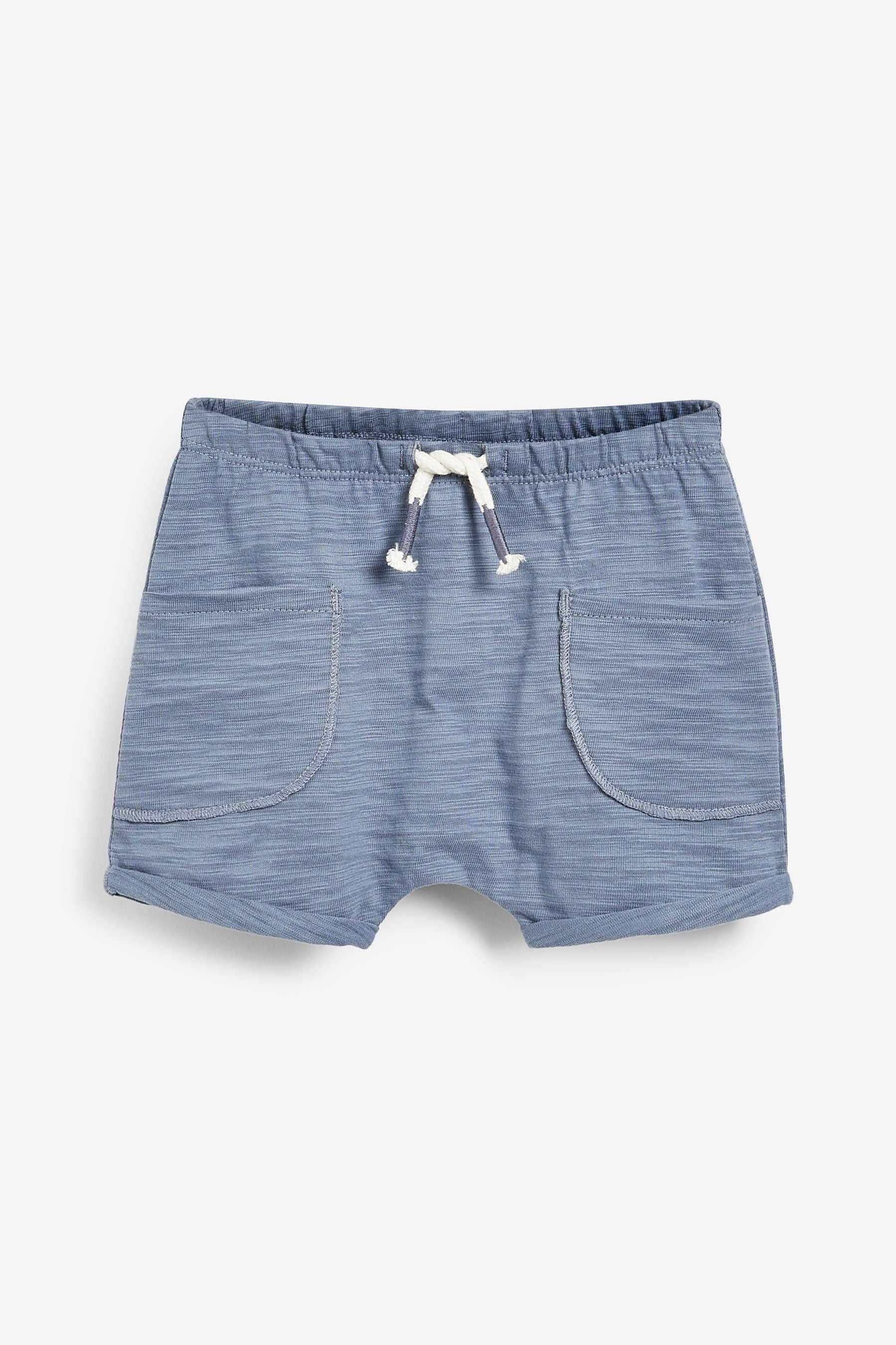 Blue, Green & Grey Baby 3 Pack Shorts