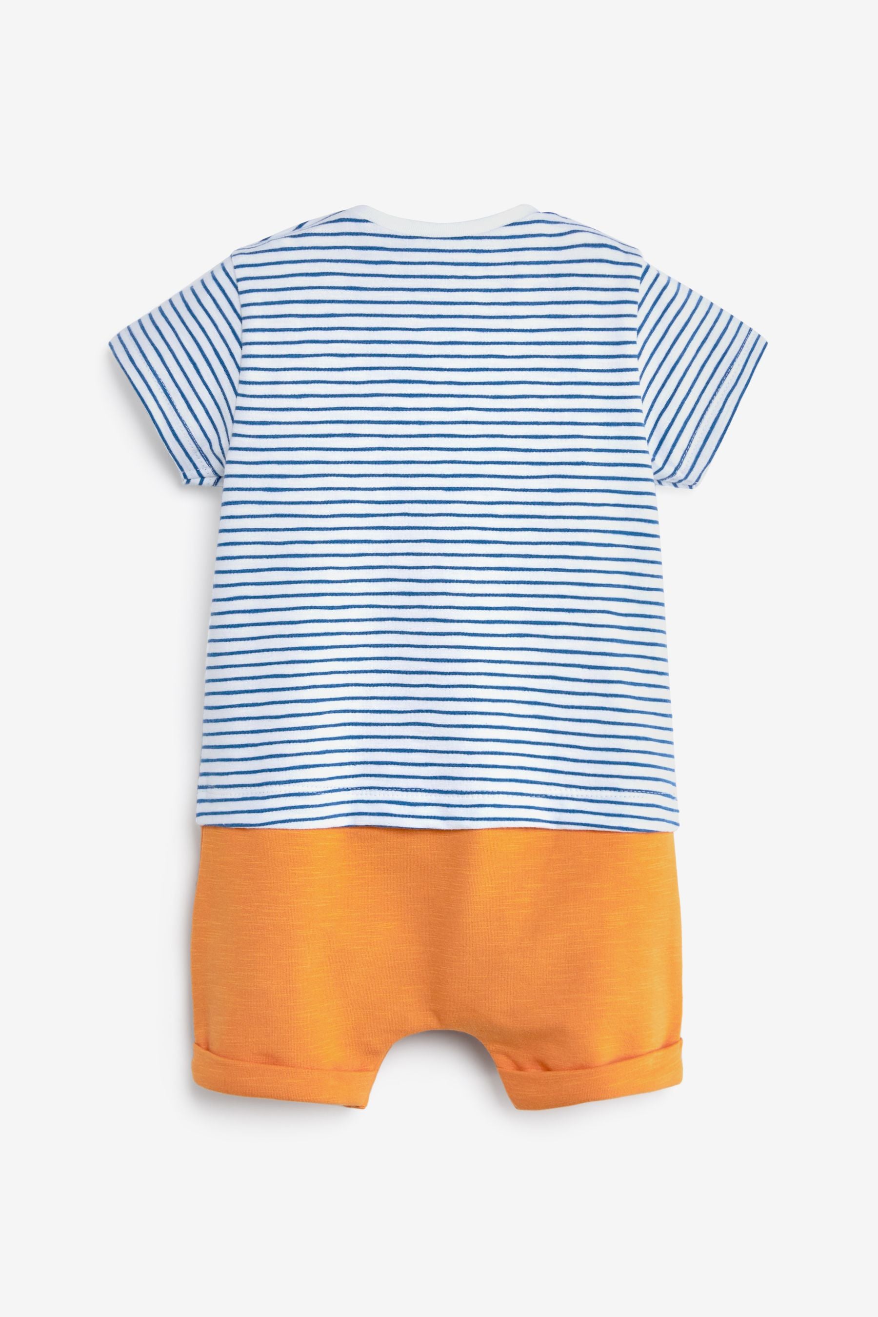 White/Orange Baby Toucan Baby Romper (0mths-3yrs)