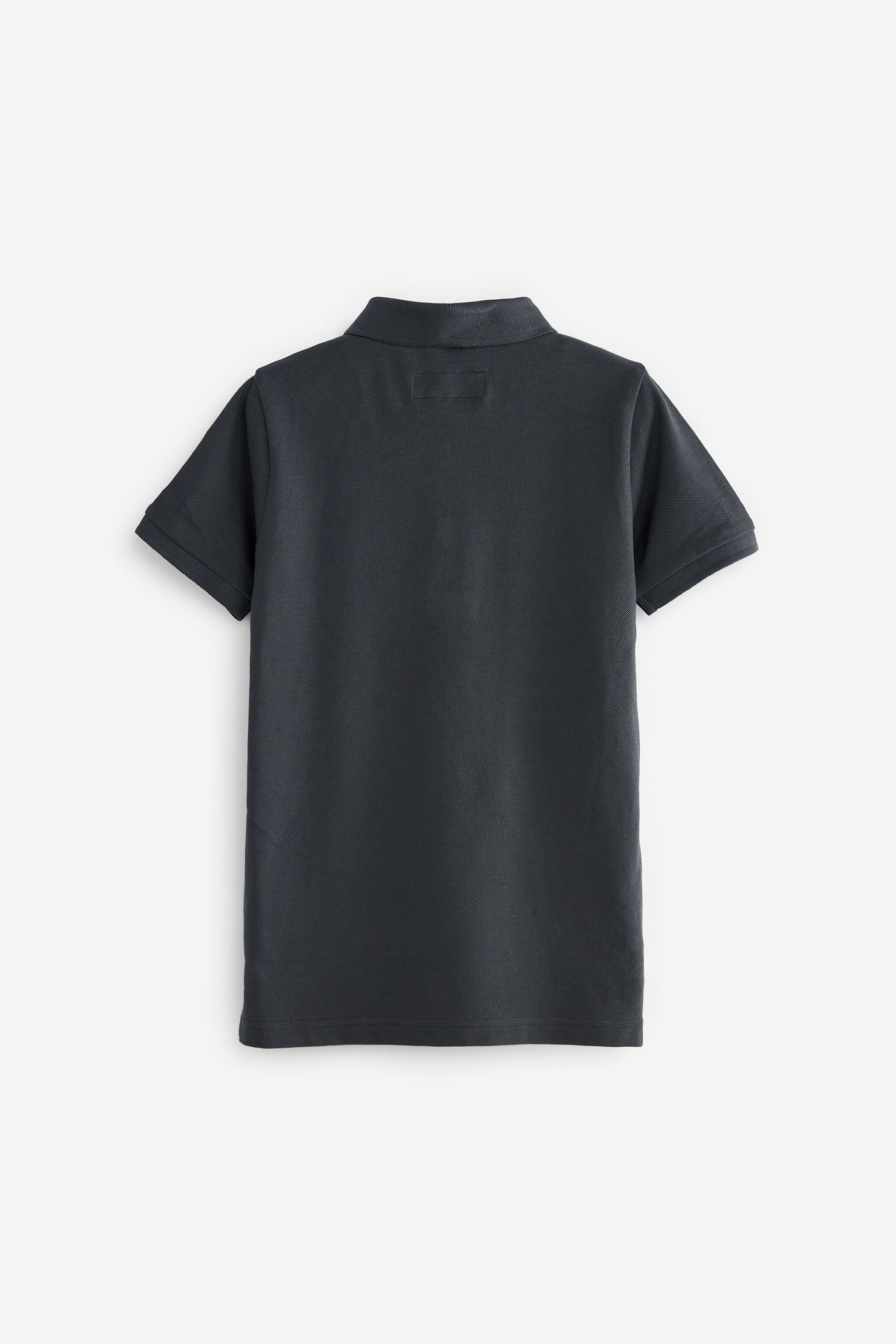 Charcoal Grey Short Sleeve Polo Shirt (3-16yrs)