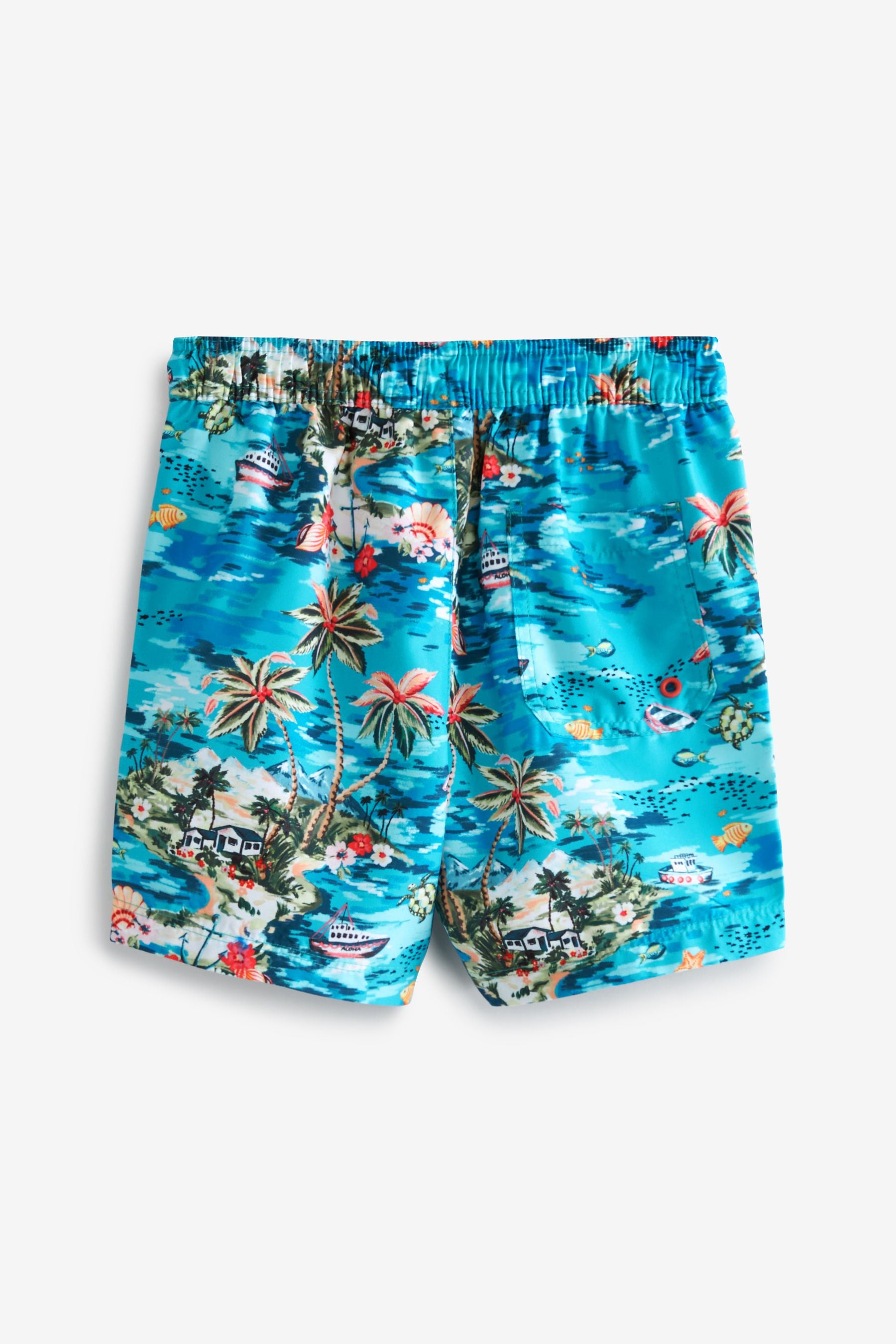 Blue Hawaiian Swim Shorts (1.5-16yrs)