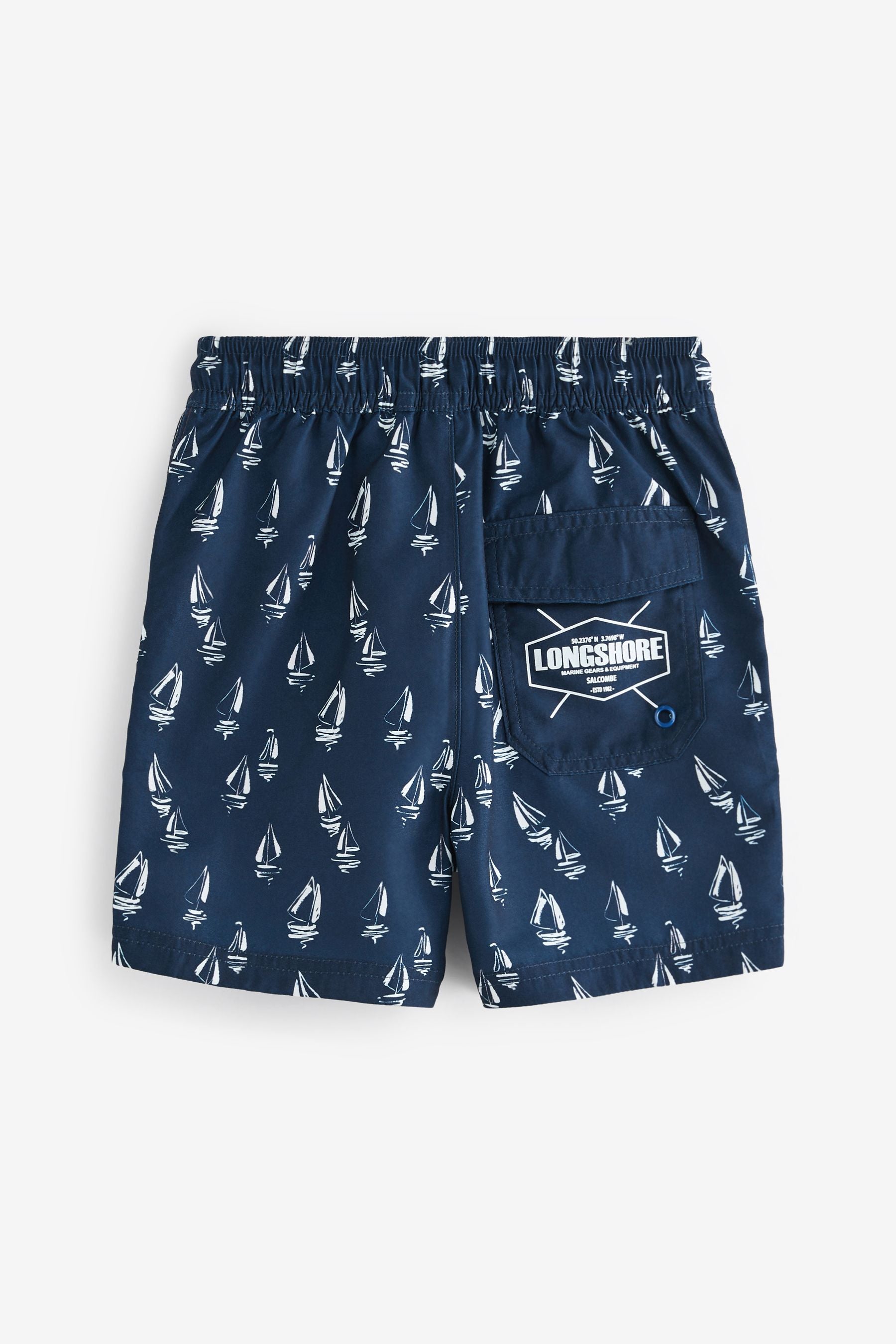 Blue Boat Swim Shorts (3mths-16yrs)