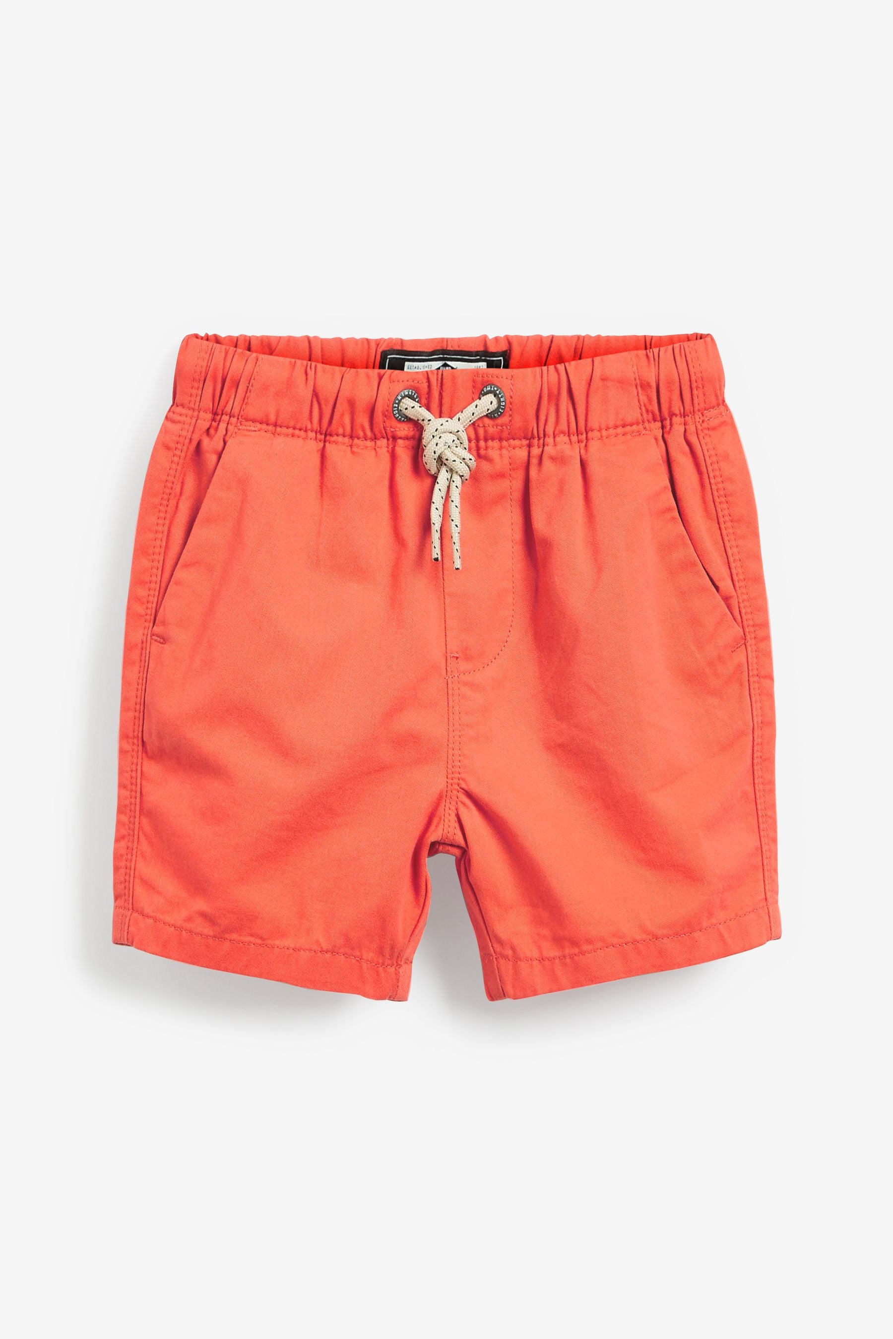 Sunset Orange 3 Pack Pull-On Shorts (3mths-7yrs)