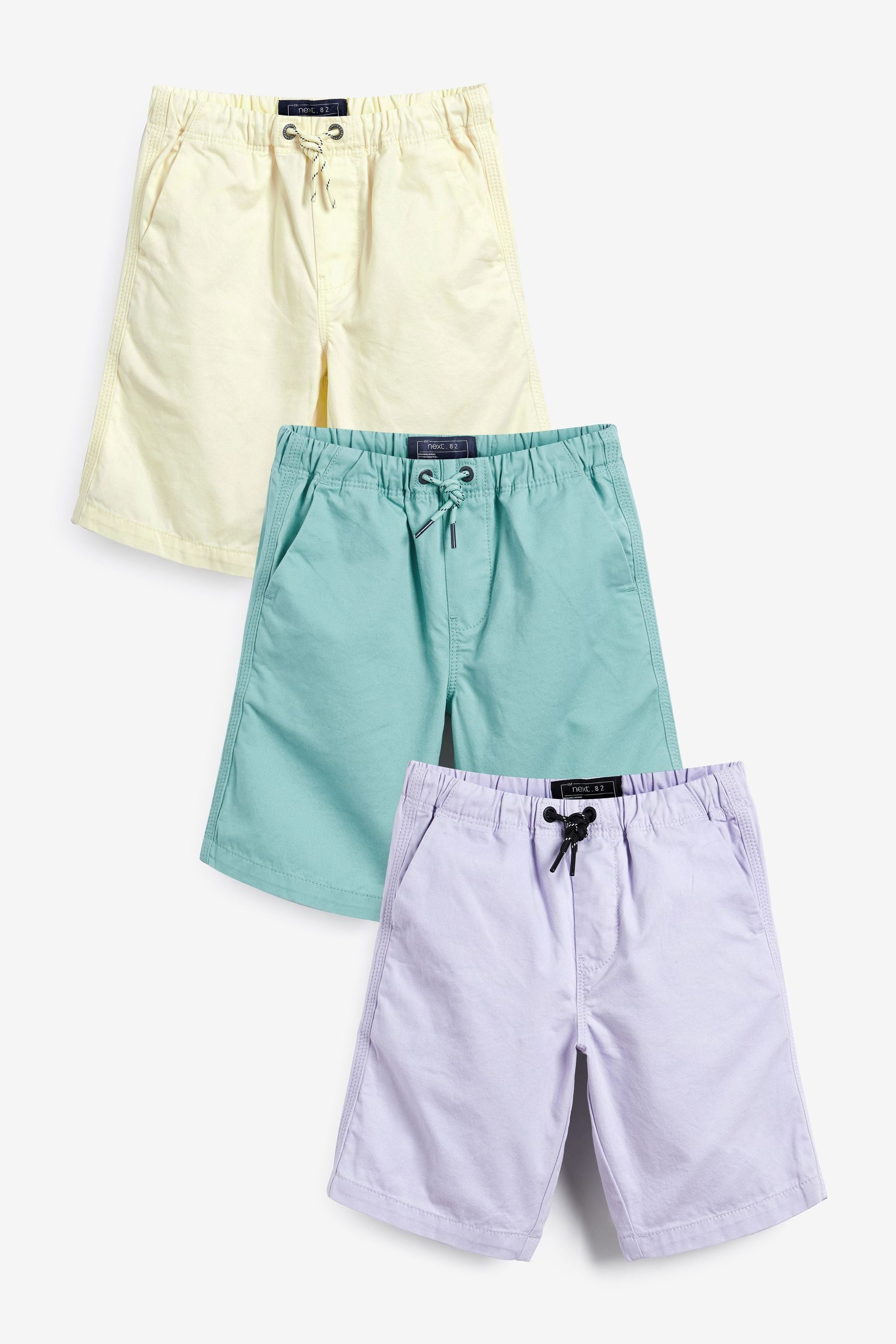 Multi Pastel 3 Pack Pull-On Shorts (3-16yrs)