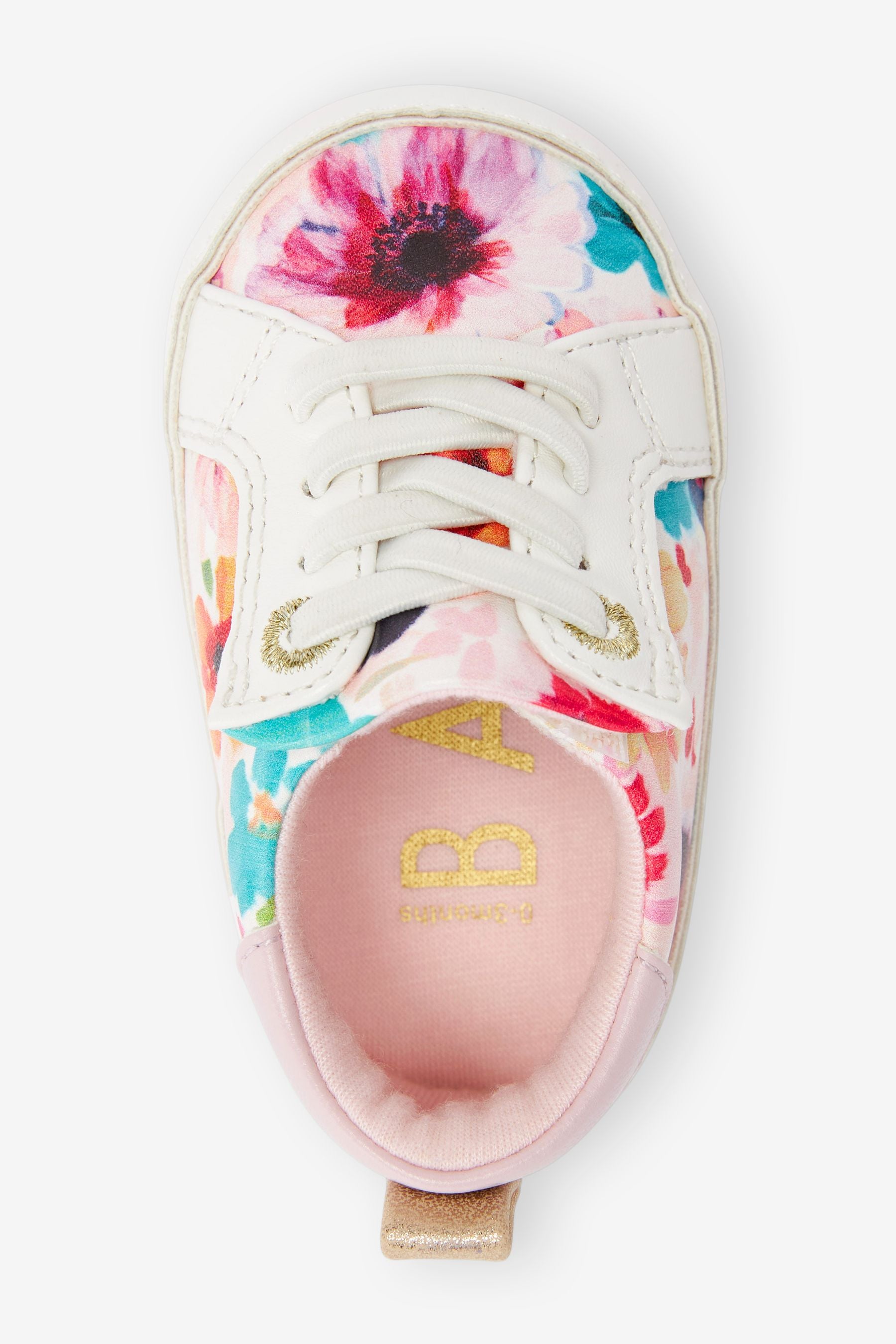 Baker by Ted Baker White Floral Trainer Padders