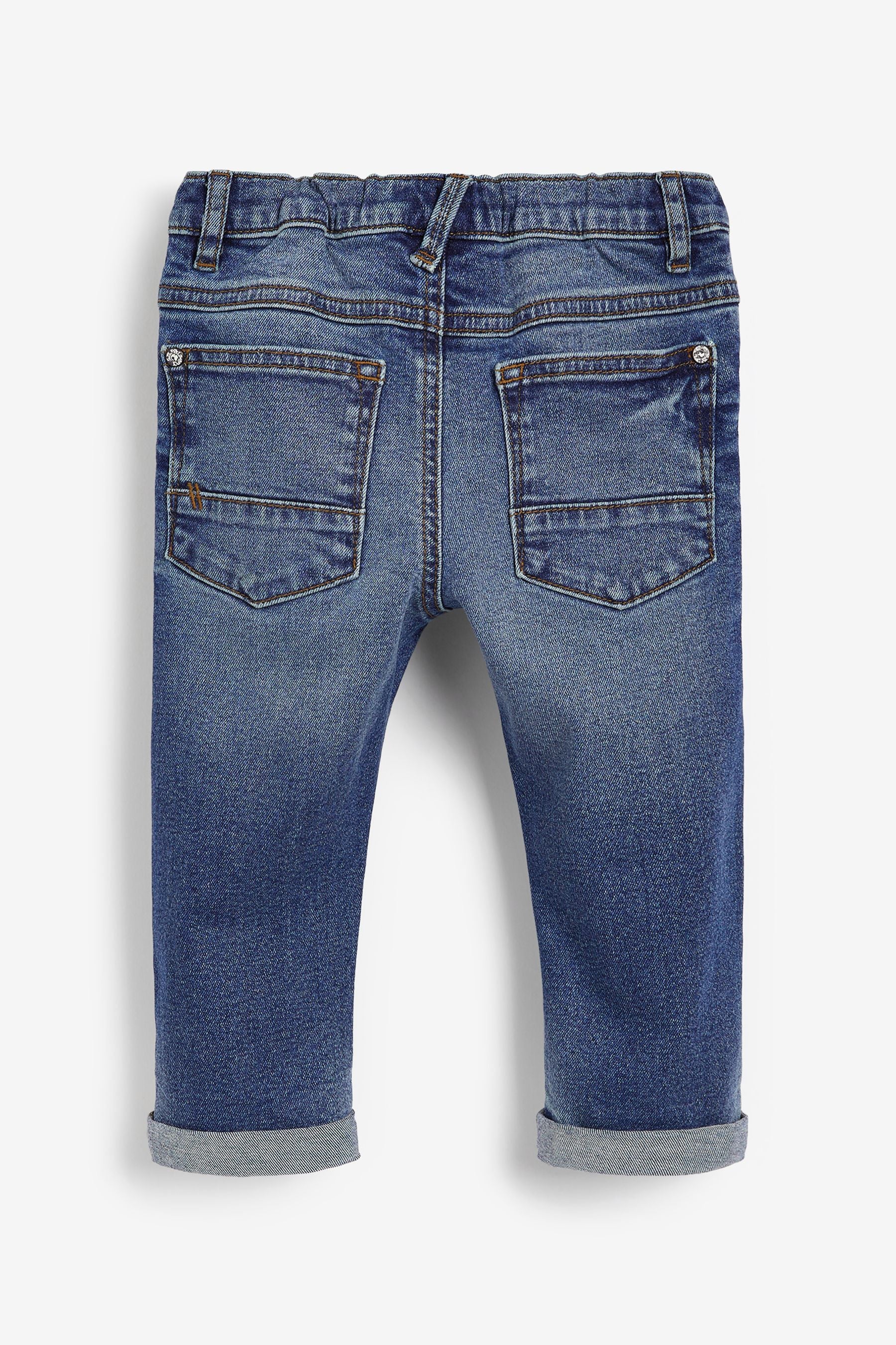 Mid Blue Distressed Jeans (3mths-7yrs)