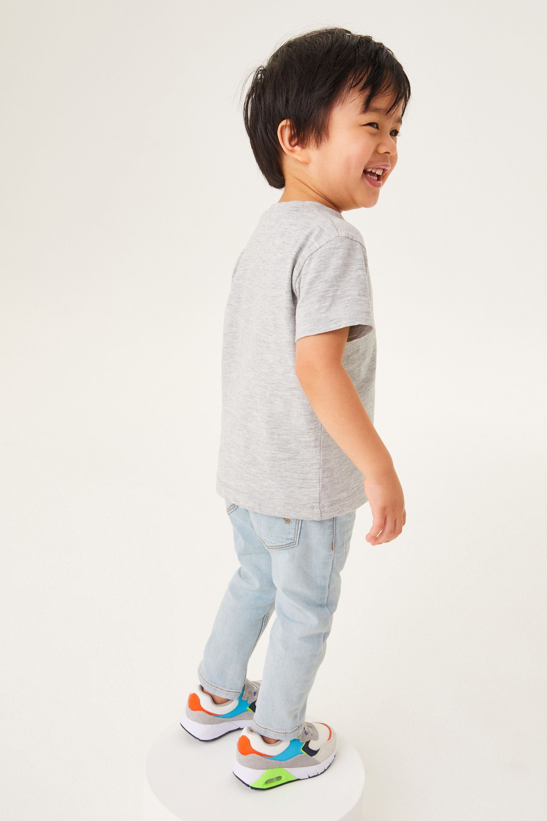 Bleach Distressed Slim Fit Jogger Jeans (3mths-7yrs)