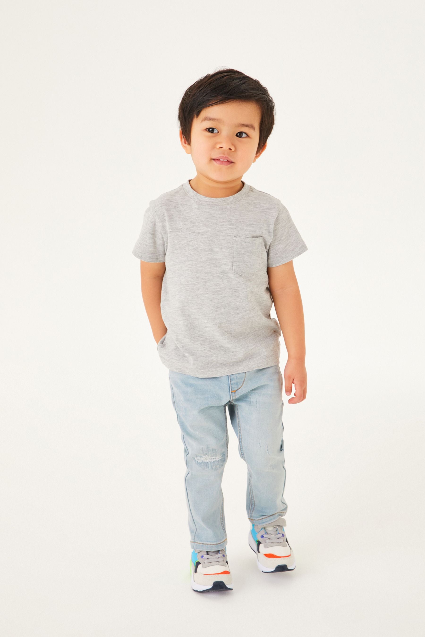 Bleach Distressed Slim Fit Jogger Jeans (3mths-7yrs)