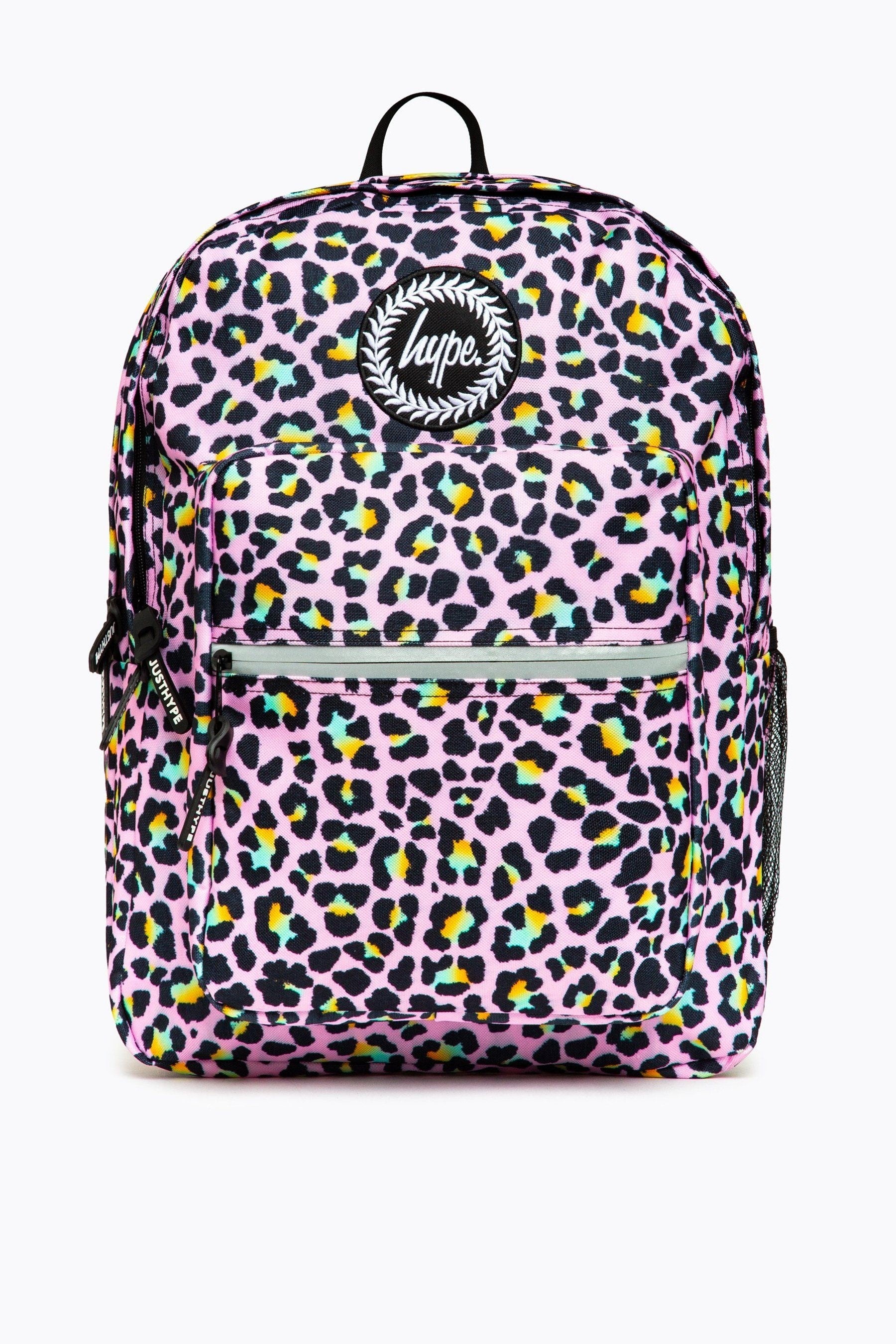 Pink Hype. Pink Disco Leopard Utility Backpack