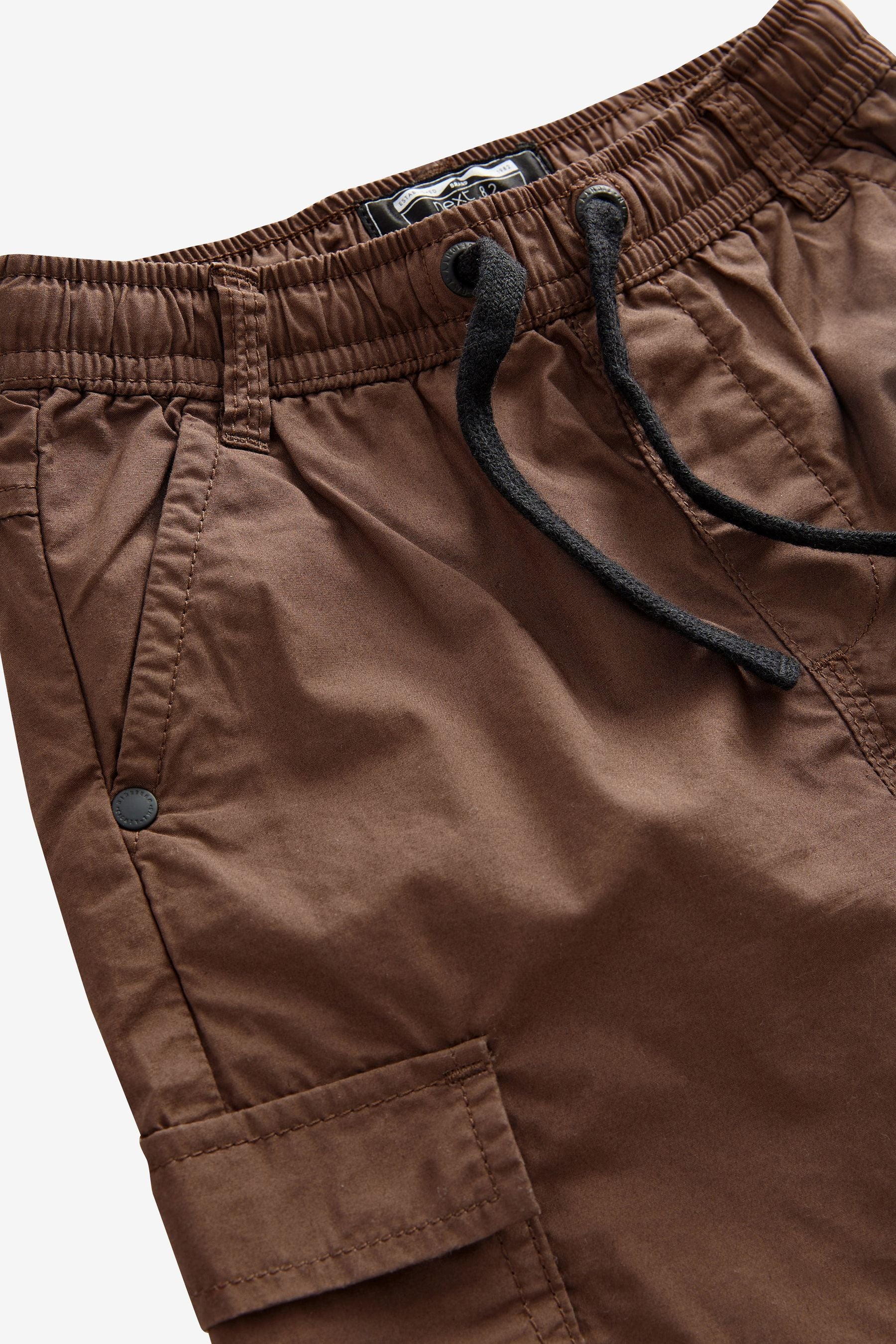 Chocolate Brown Lined Cargo Trousers (3mths-7yrs)