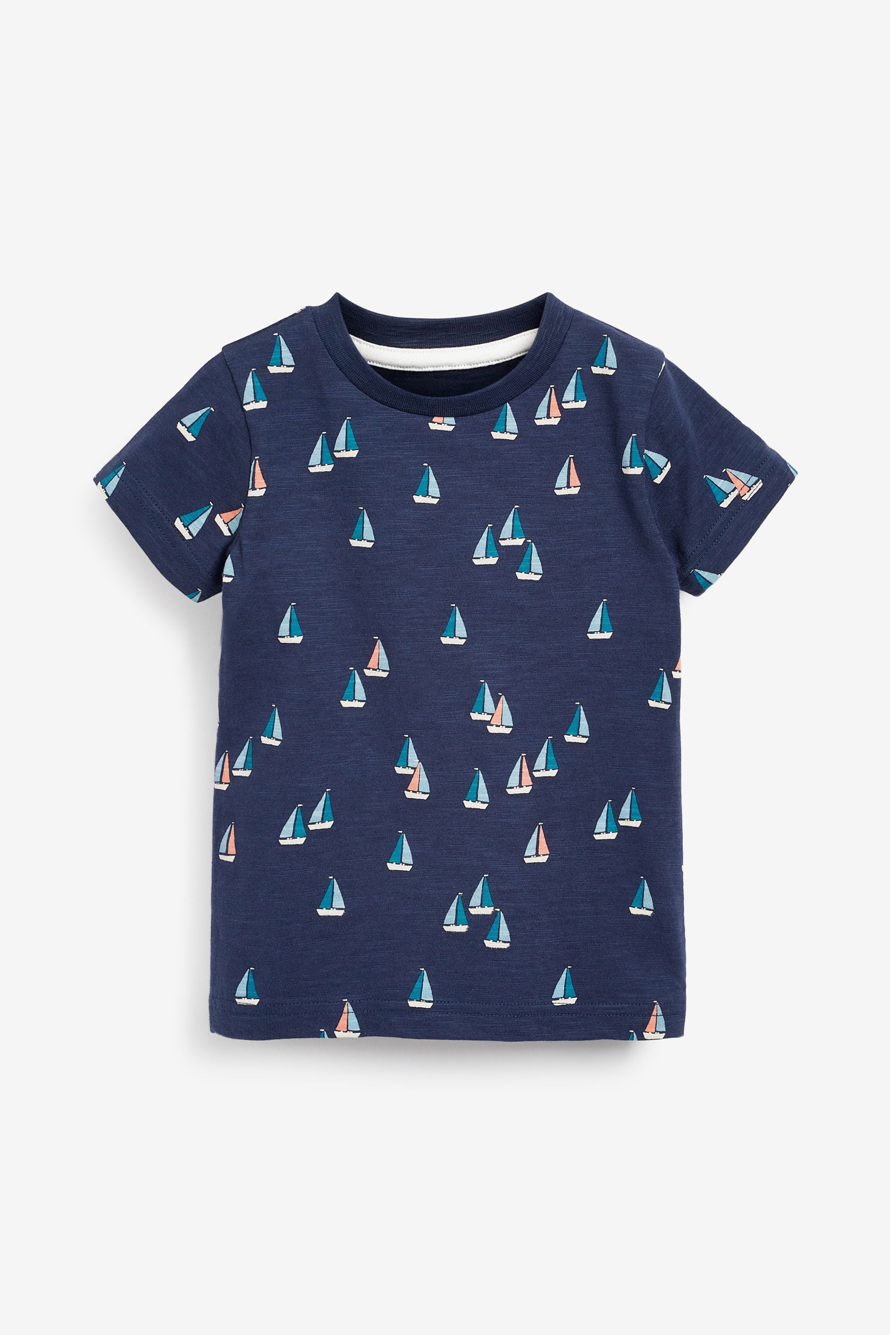 Boat Stripe 3 Pack T-Shirts (3mths-7yrs)