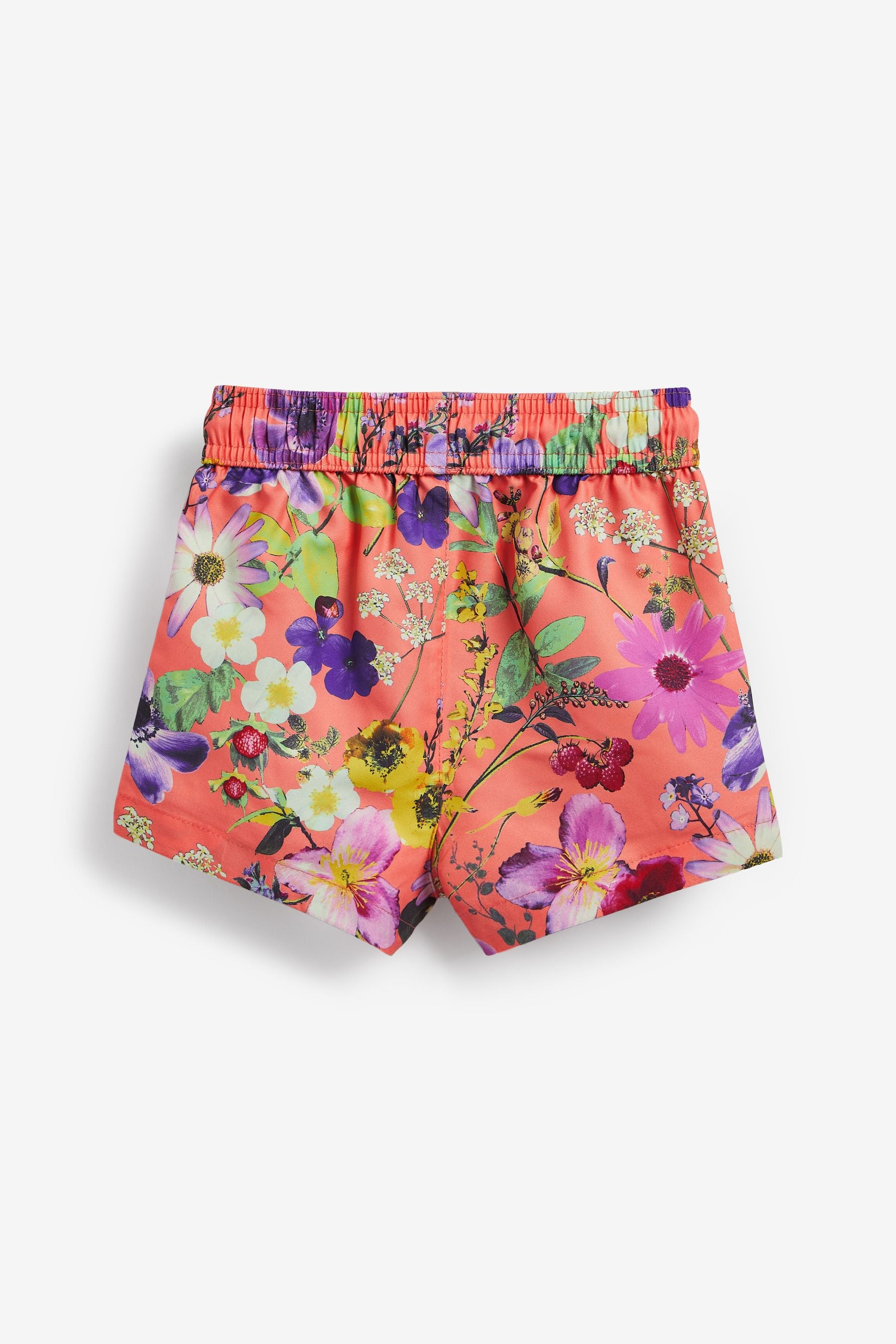 Coral Pink Quick Dry Beach Shorts