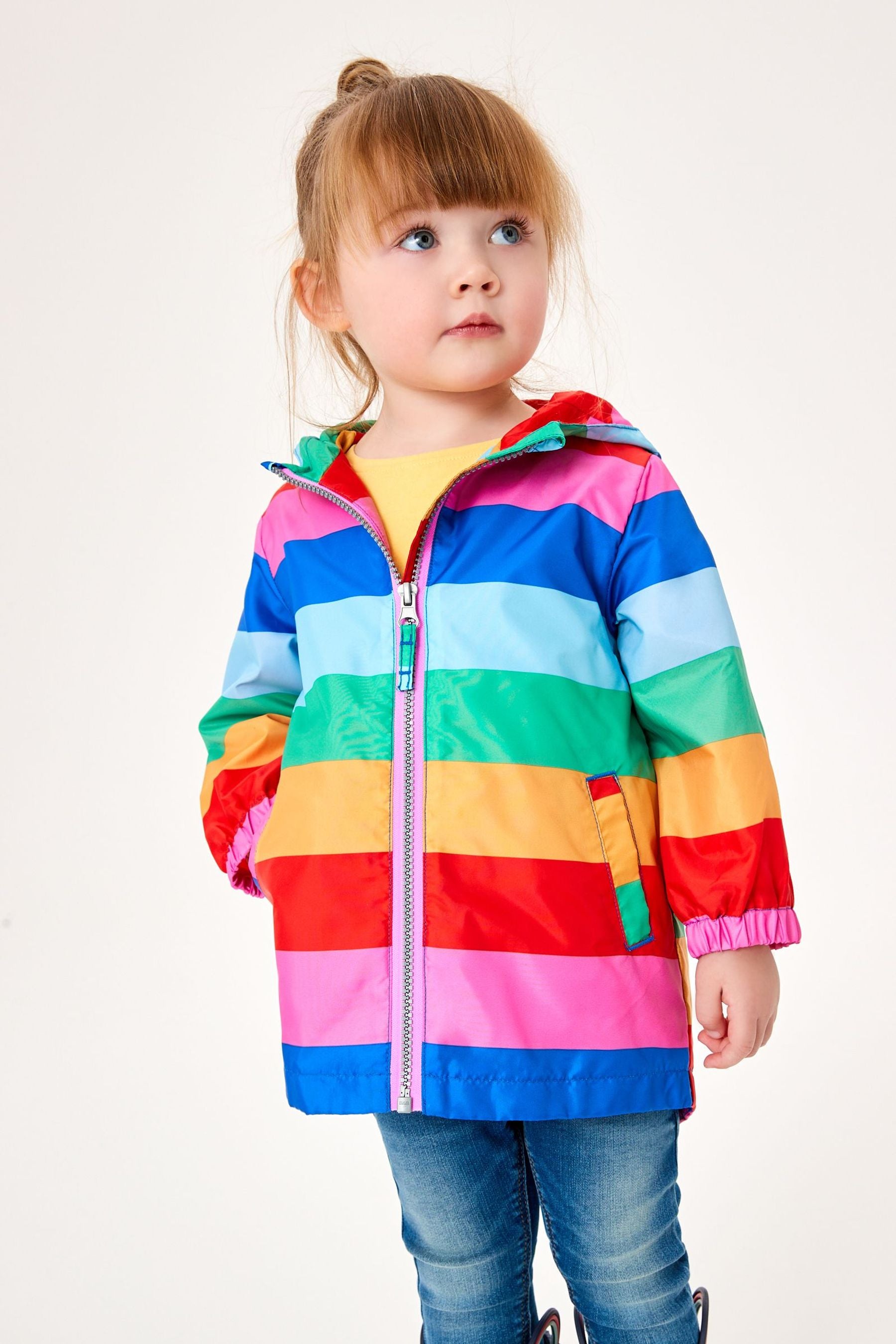 Rainbow Shower Resistant Printed Cagoule (3mths-7yrs)