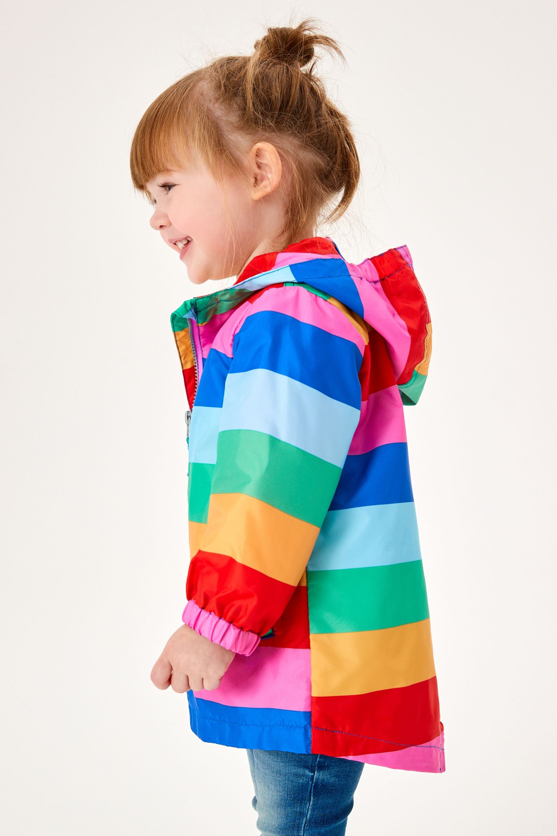 Rainbow Shower Resistant Printed Cagoule (3mths-7yrs)