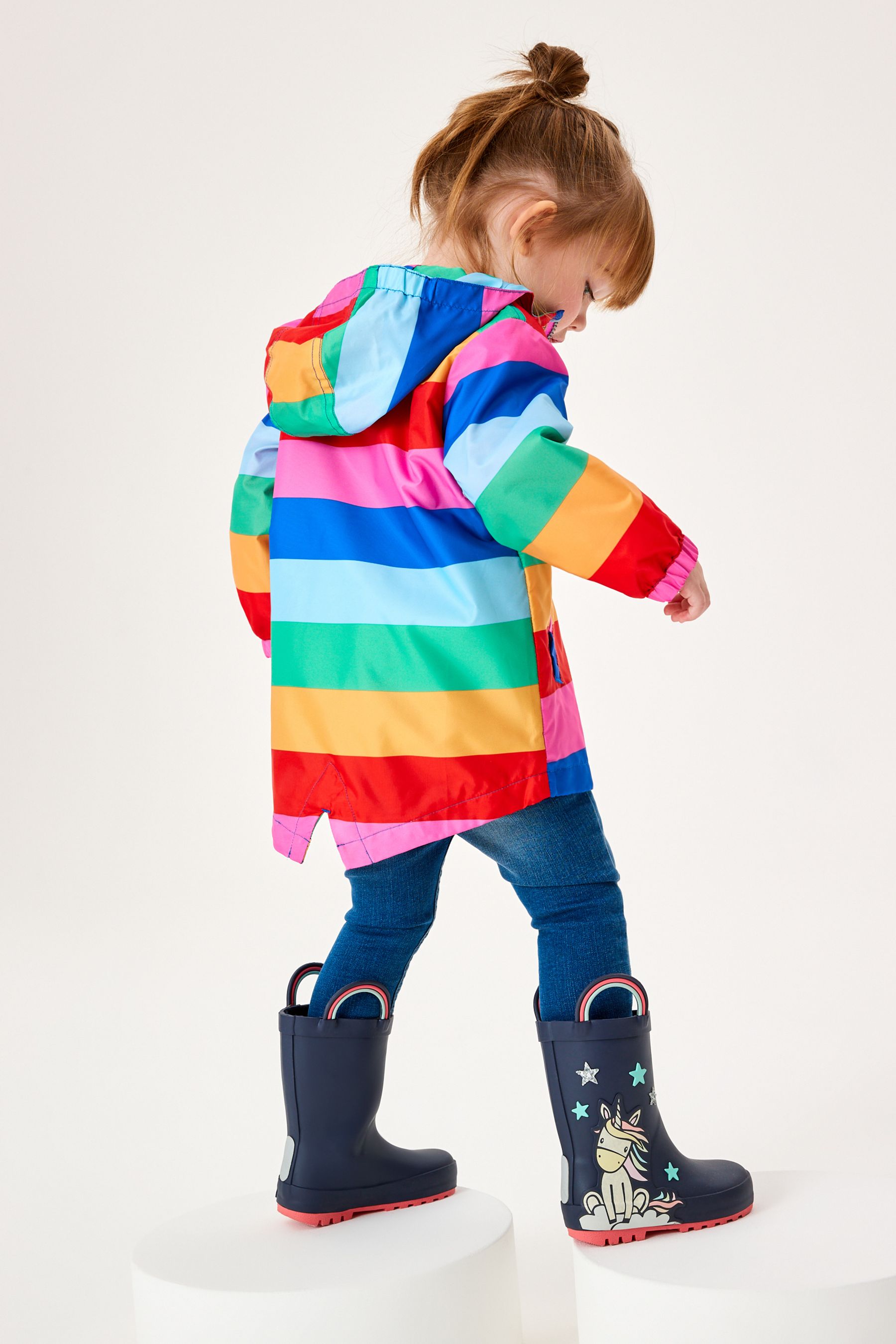 Rainbow Shower Resistant Printed Cagoule (3mths-7yrs)