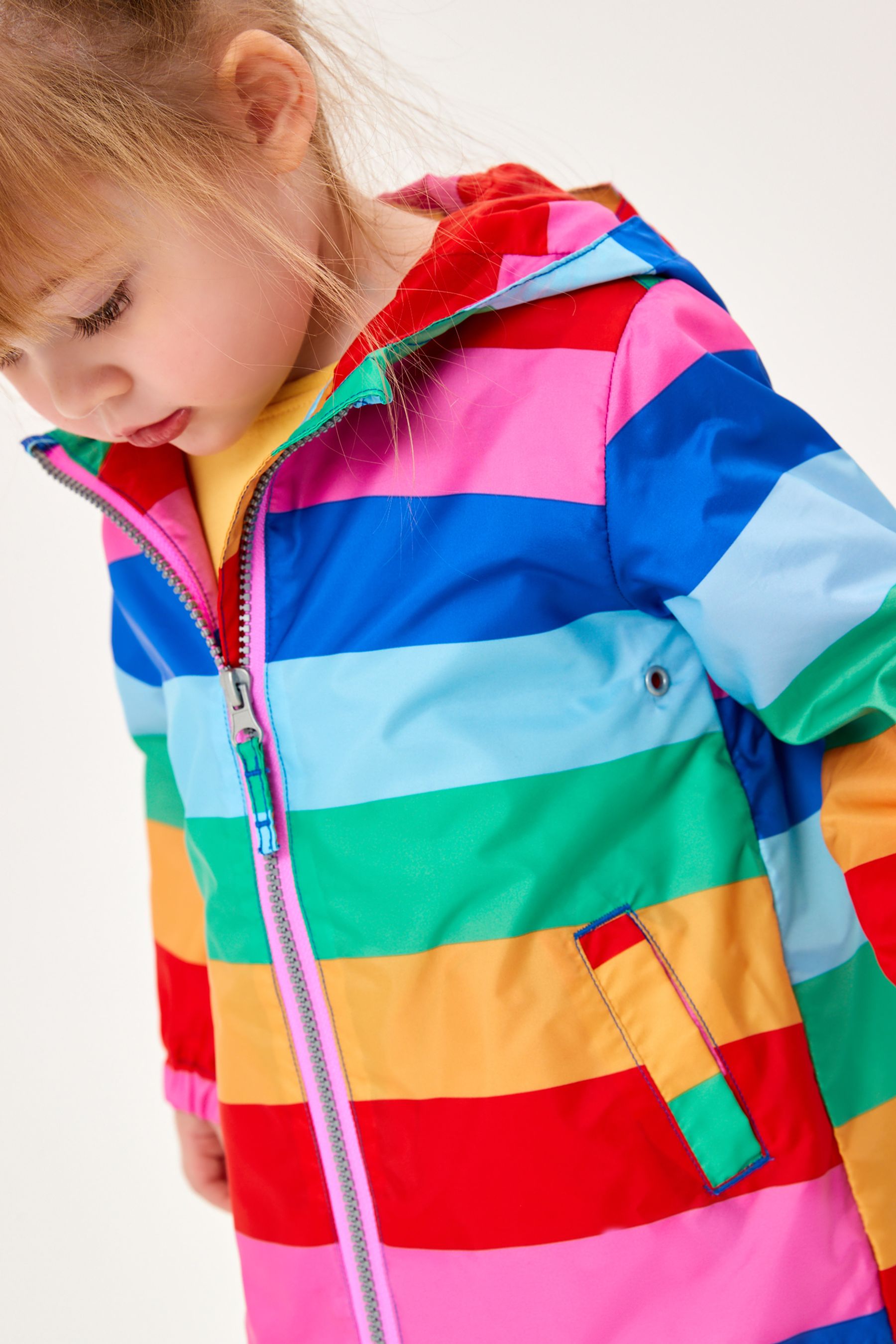 Rainbow Shower Resistant Printed Cagoule (3mths-7yrs)