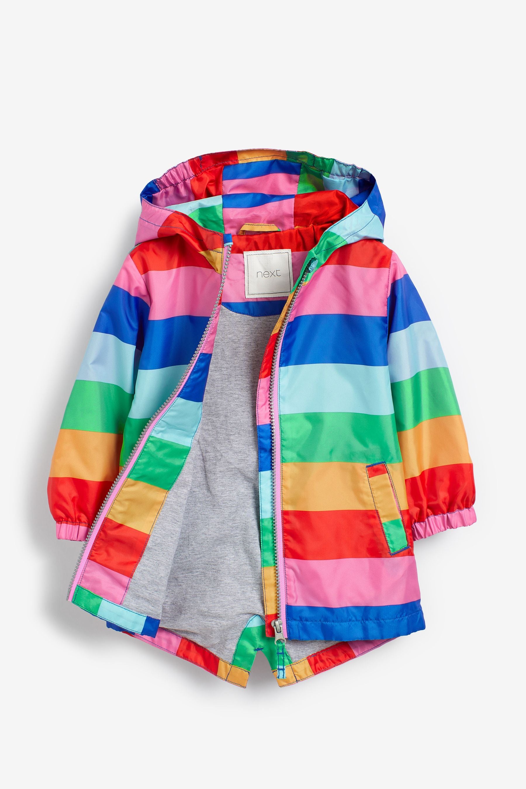 Rainbow Shower Resistant Printed Cagoule (3mths-7yrs)