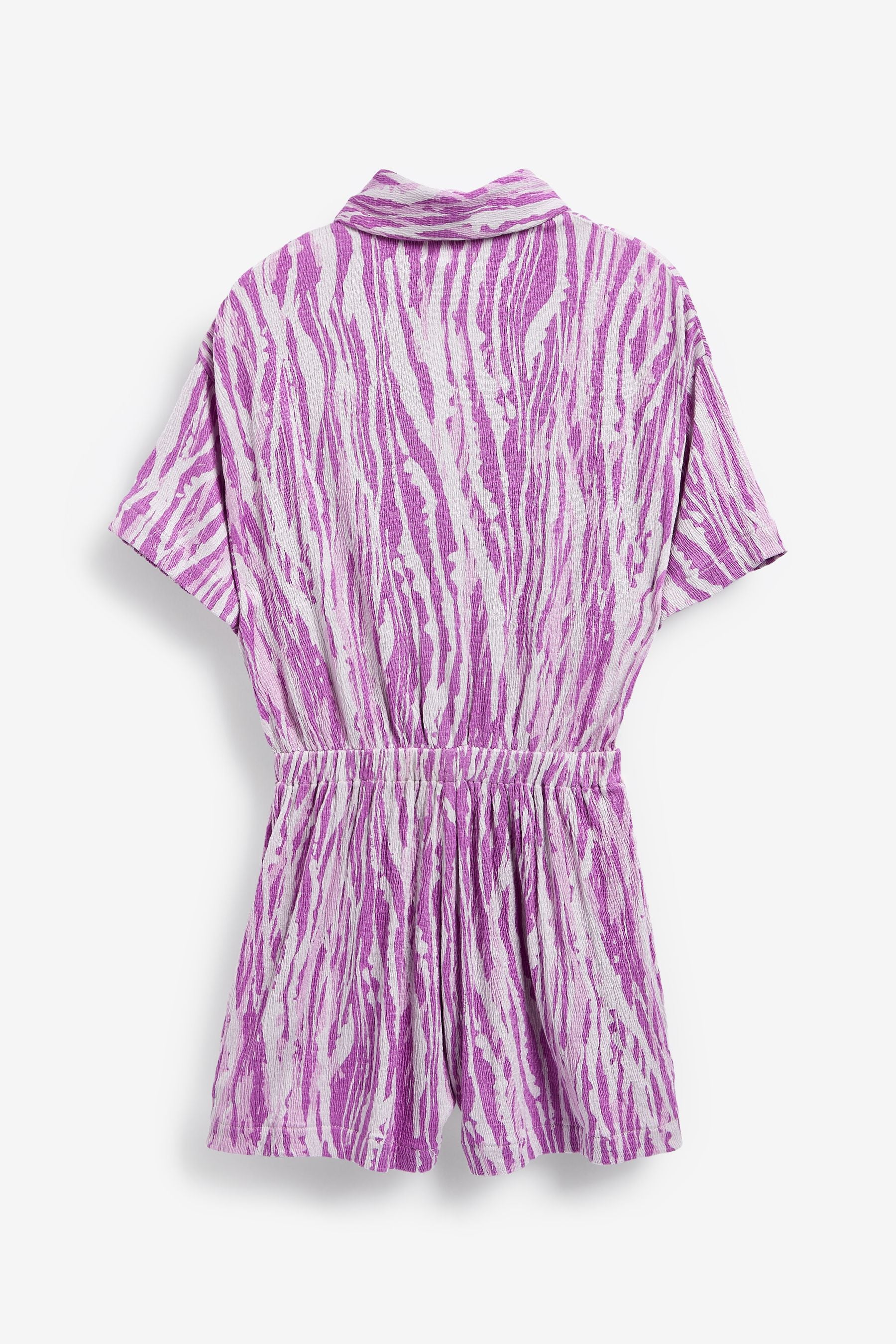 Purple Animal Shirt Playsuit (3-16yrs)