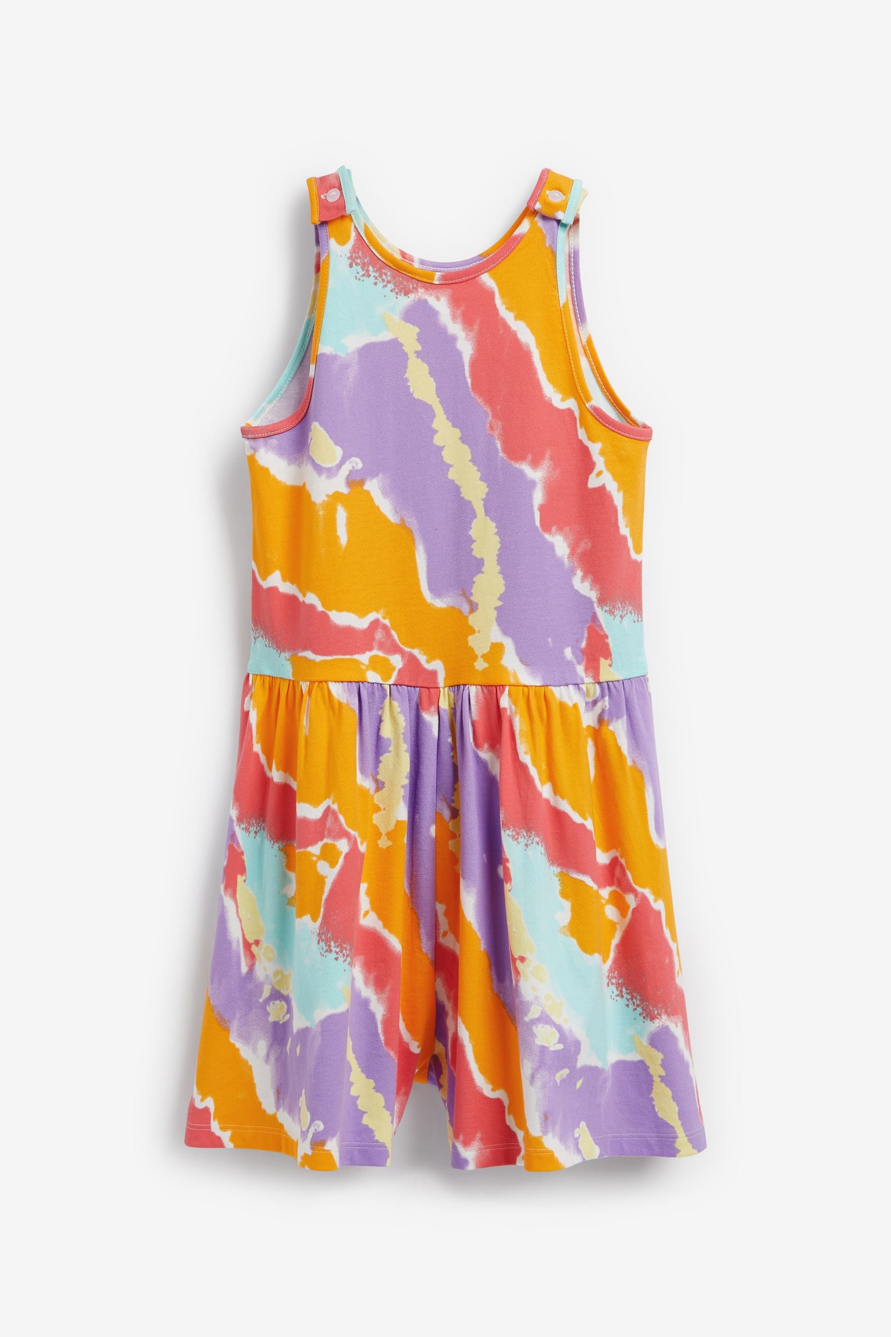 Rainbow Tie Dye Strappy Playsuit (3-16yrs)