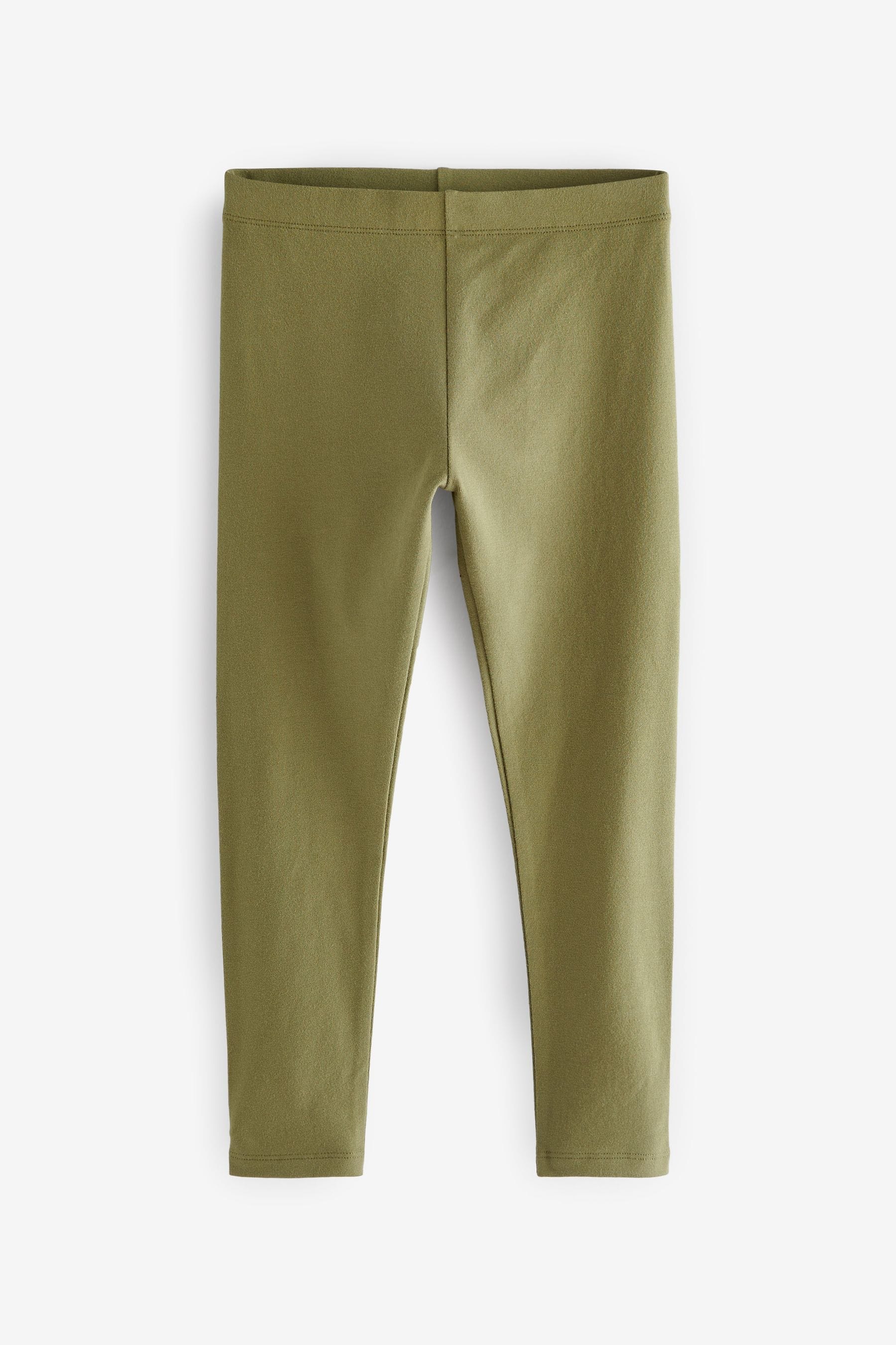 Green Khaki Leggings (3-16yrs)