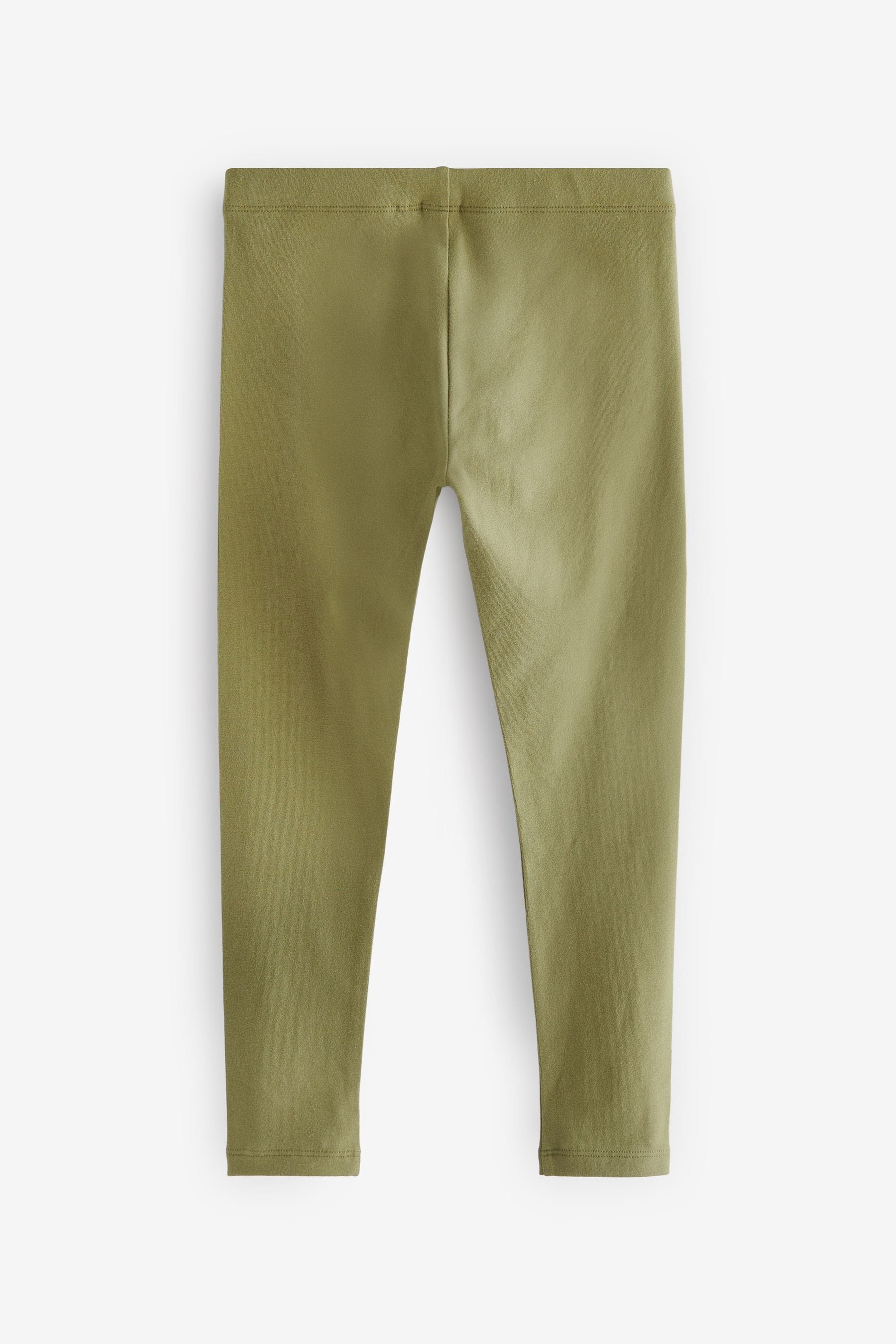 Green Khaki Leggings (3-16yrs)