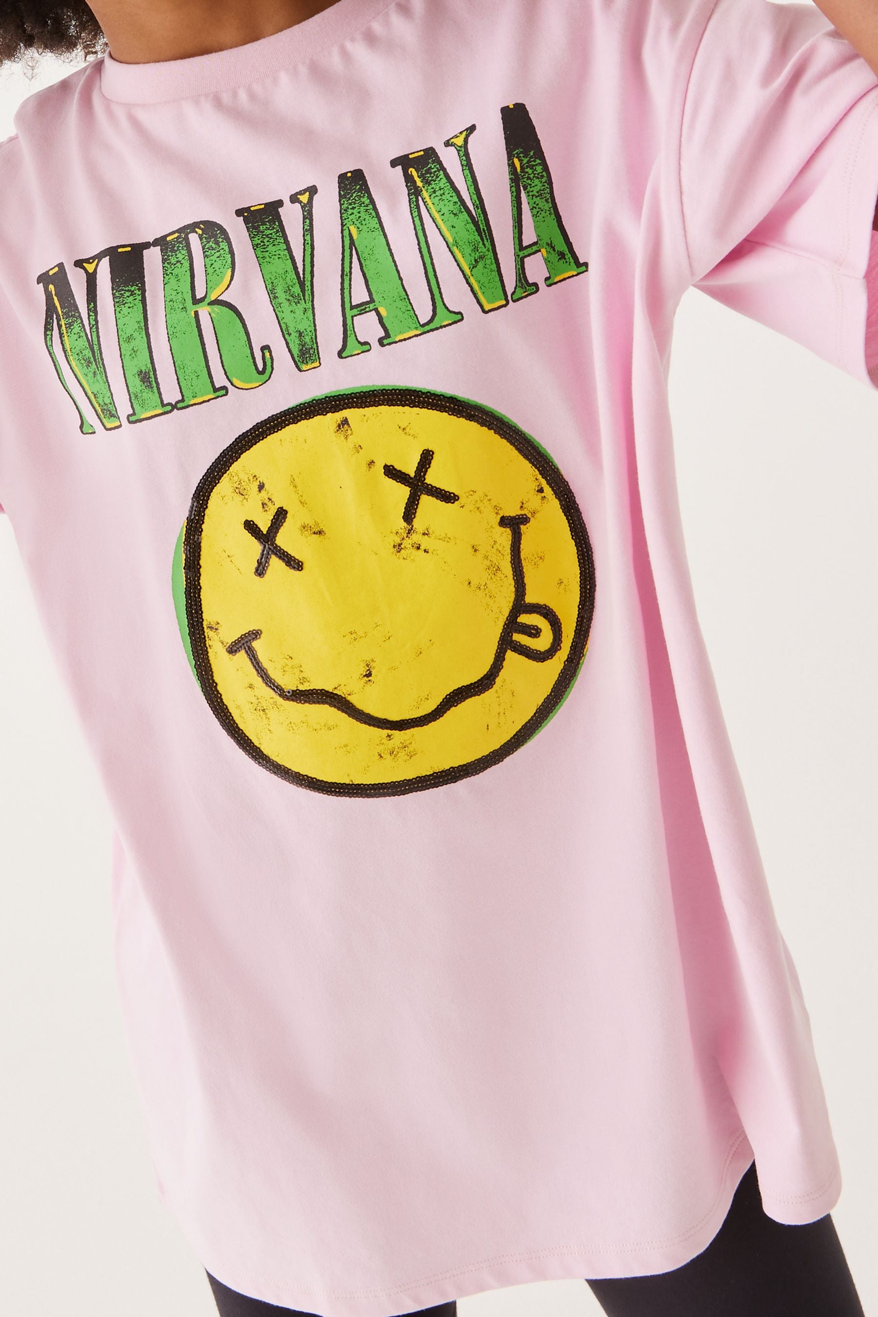 Pink Nirvana Sequin T-Shirt (3-16yrs)