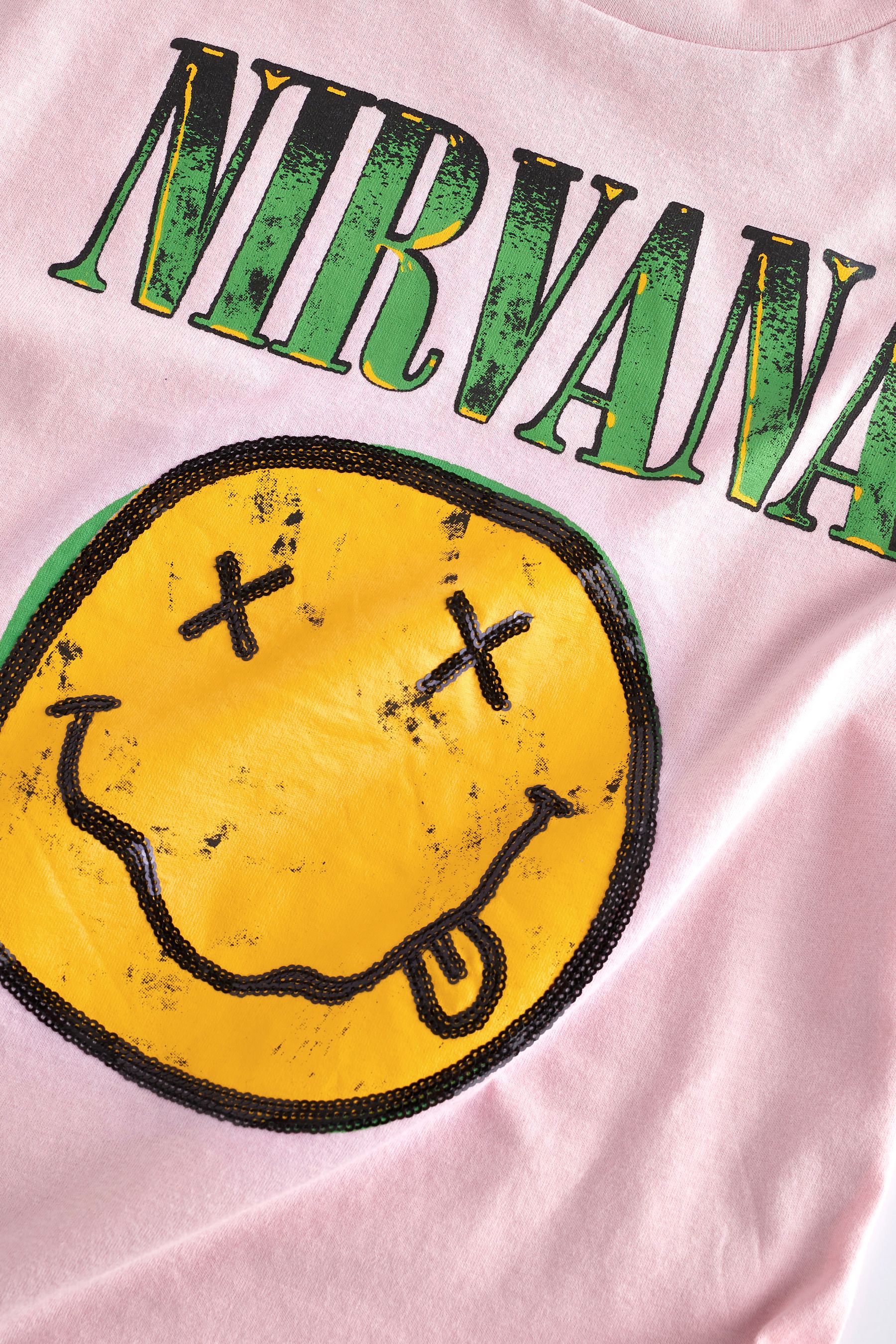 Pink Nirvana Sequin T-Shirt (3-16yrs)