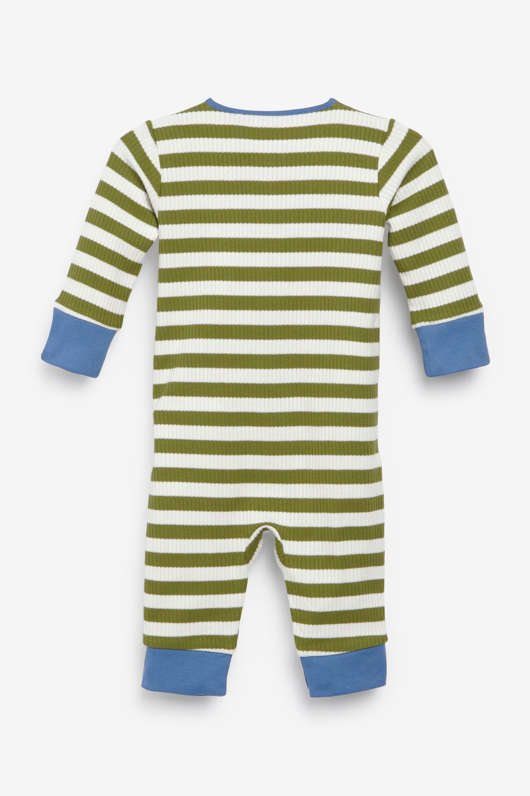 Bright Stripe Footless 4 Pack Sleepsuits (0mths-3yrs)