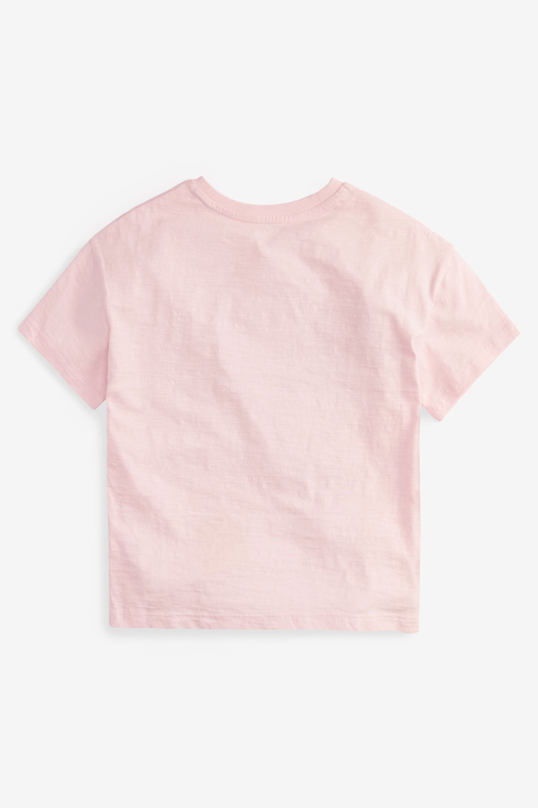 Pink Let Love Grow Embroidery T-Shirt (3-16yrs)