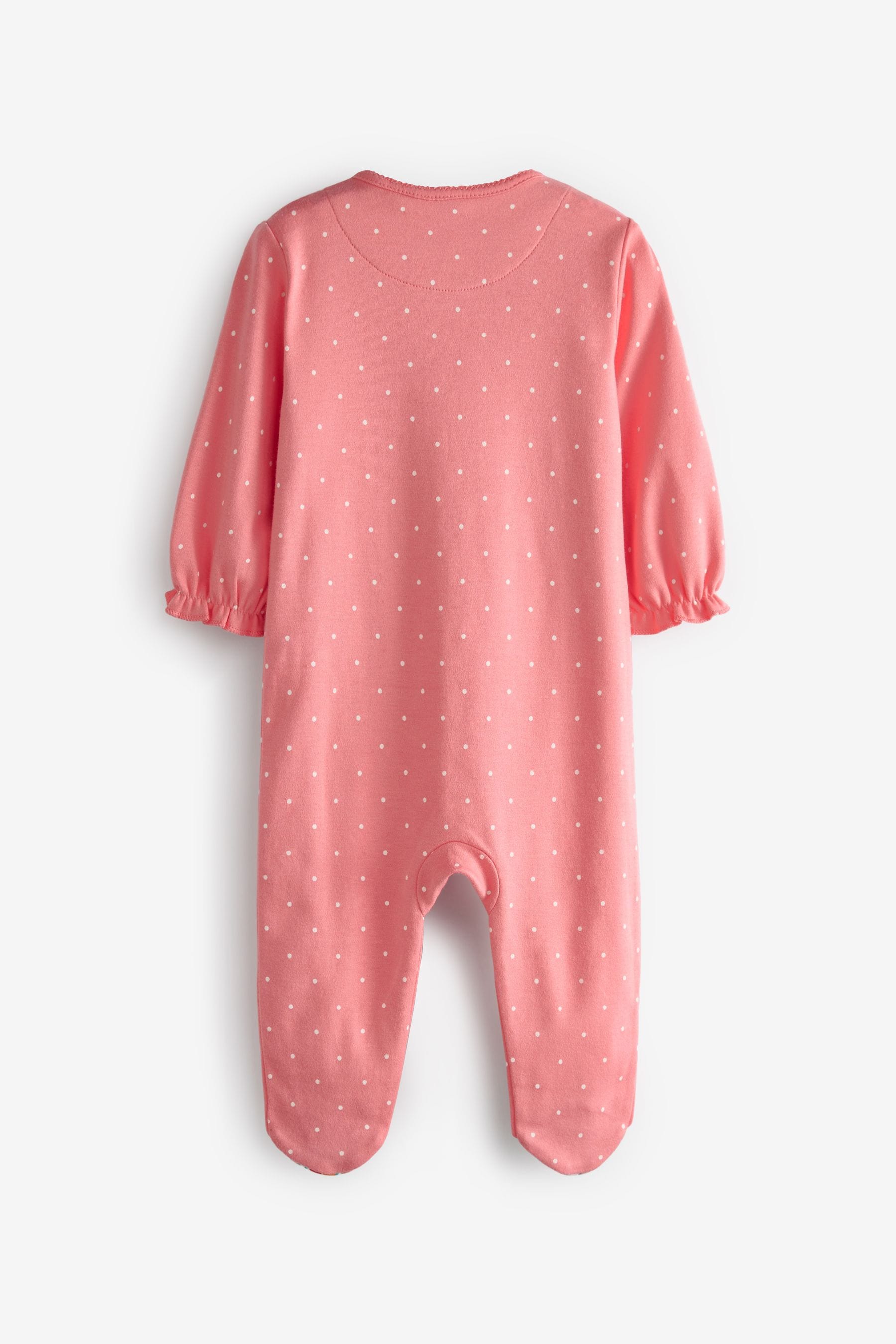 Pink Bunny Daddy Family Sleepsuit (0-2yrs)