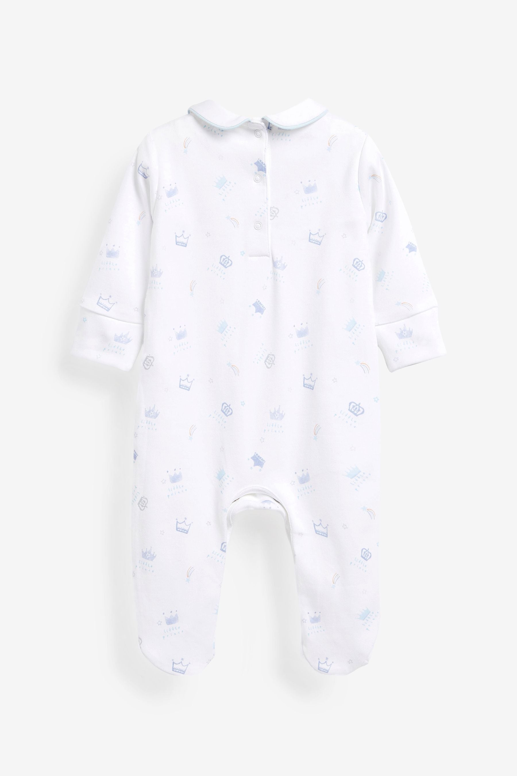 Blue Prince Baby Single Sleepsuit (0-2yrs)