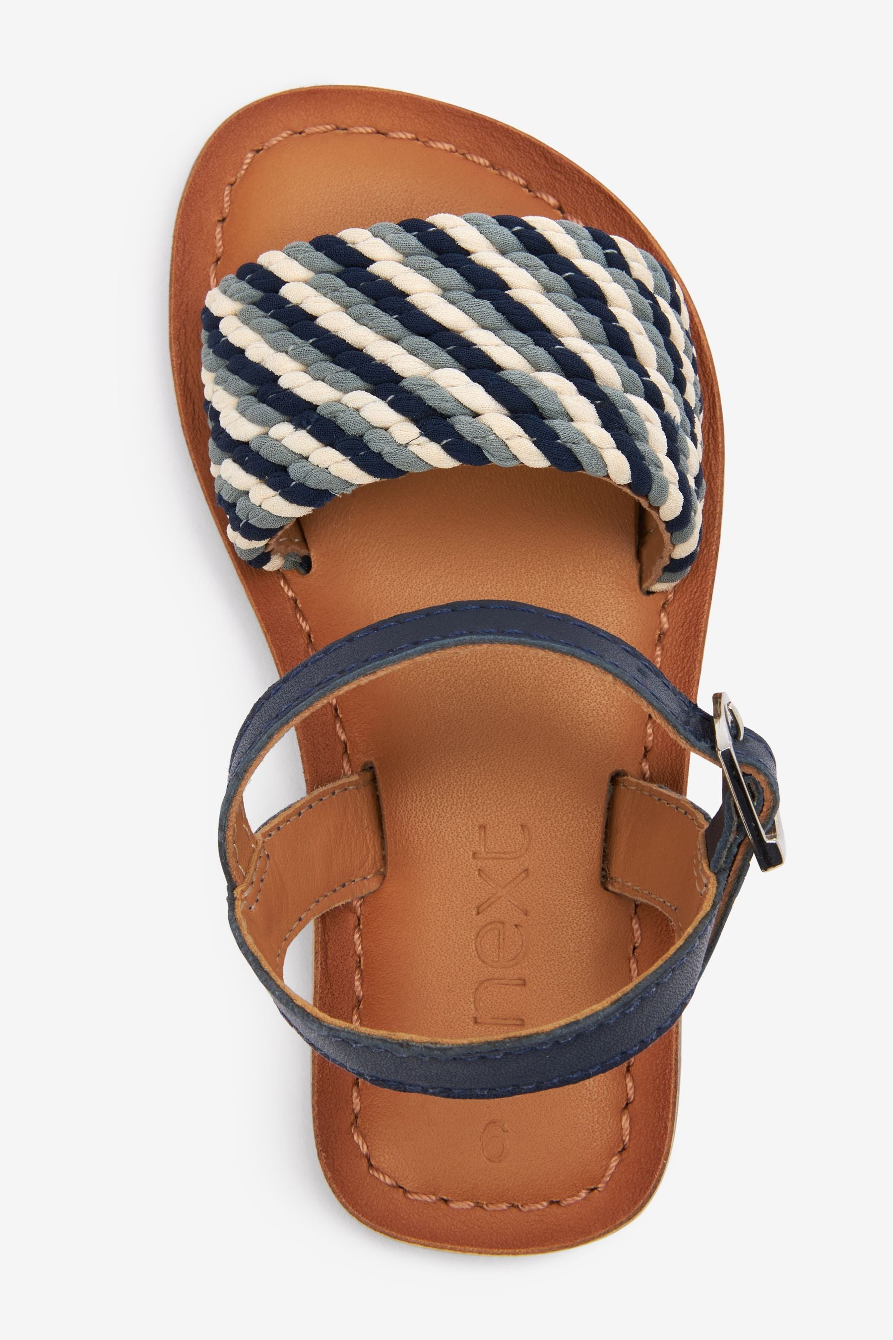 Navy Blue Rope Sandals