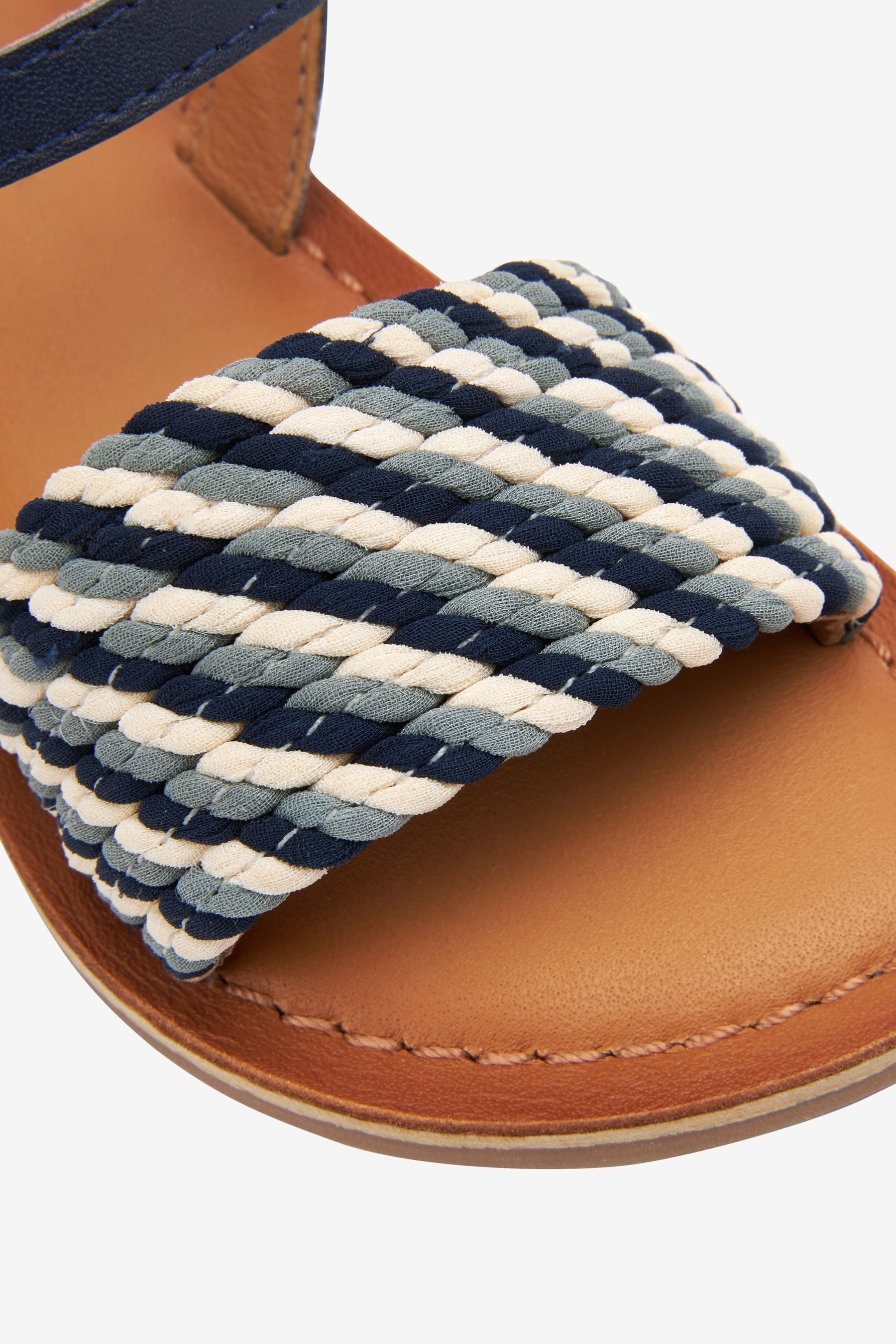 Navy Blue Rope Sandals