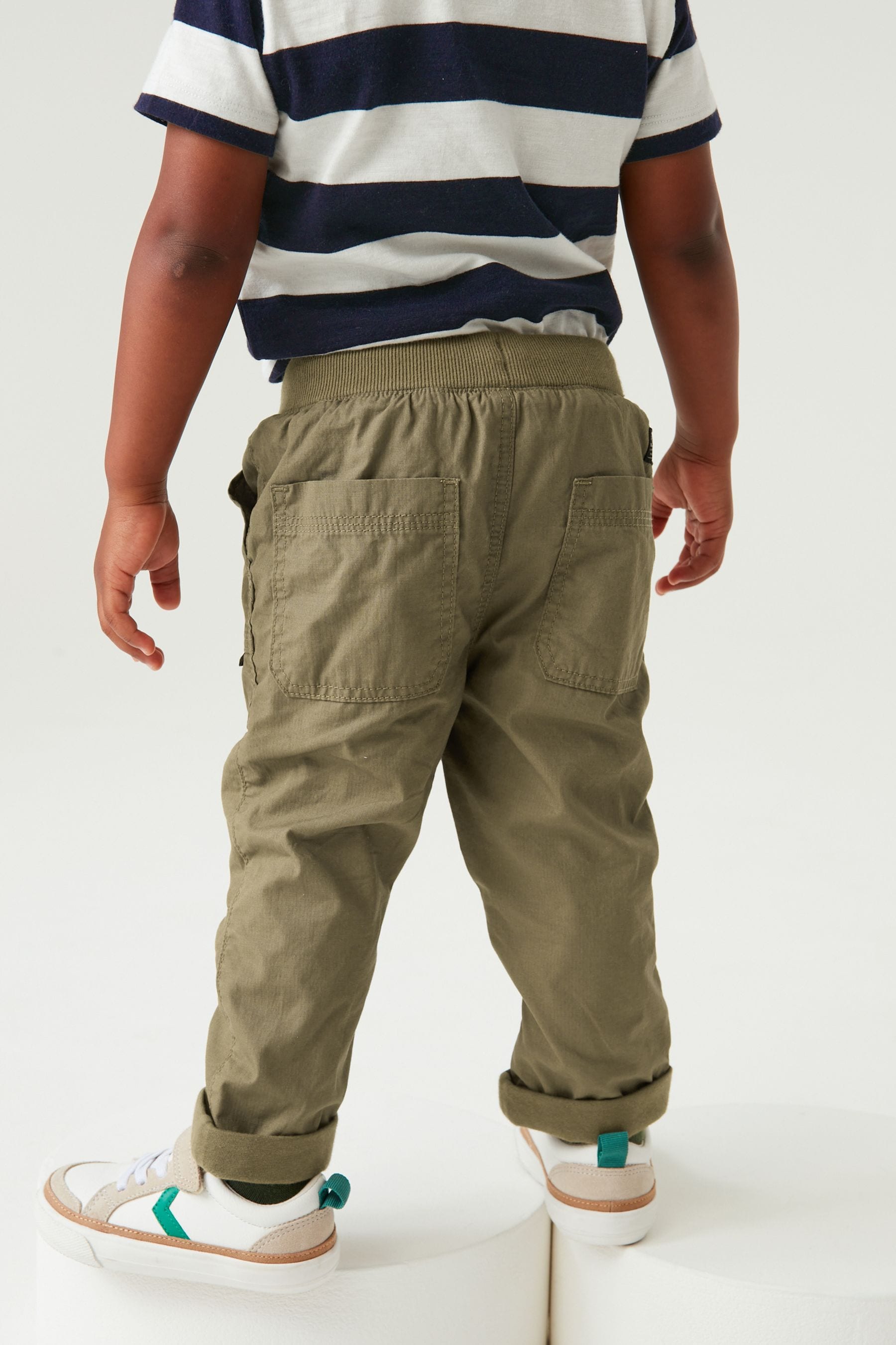 Brown Lined Pull-On Trousers (3mths-7yrs)