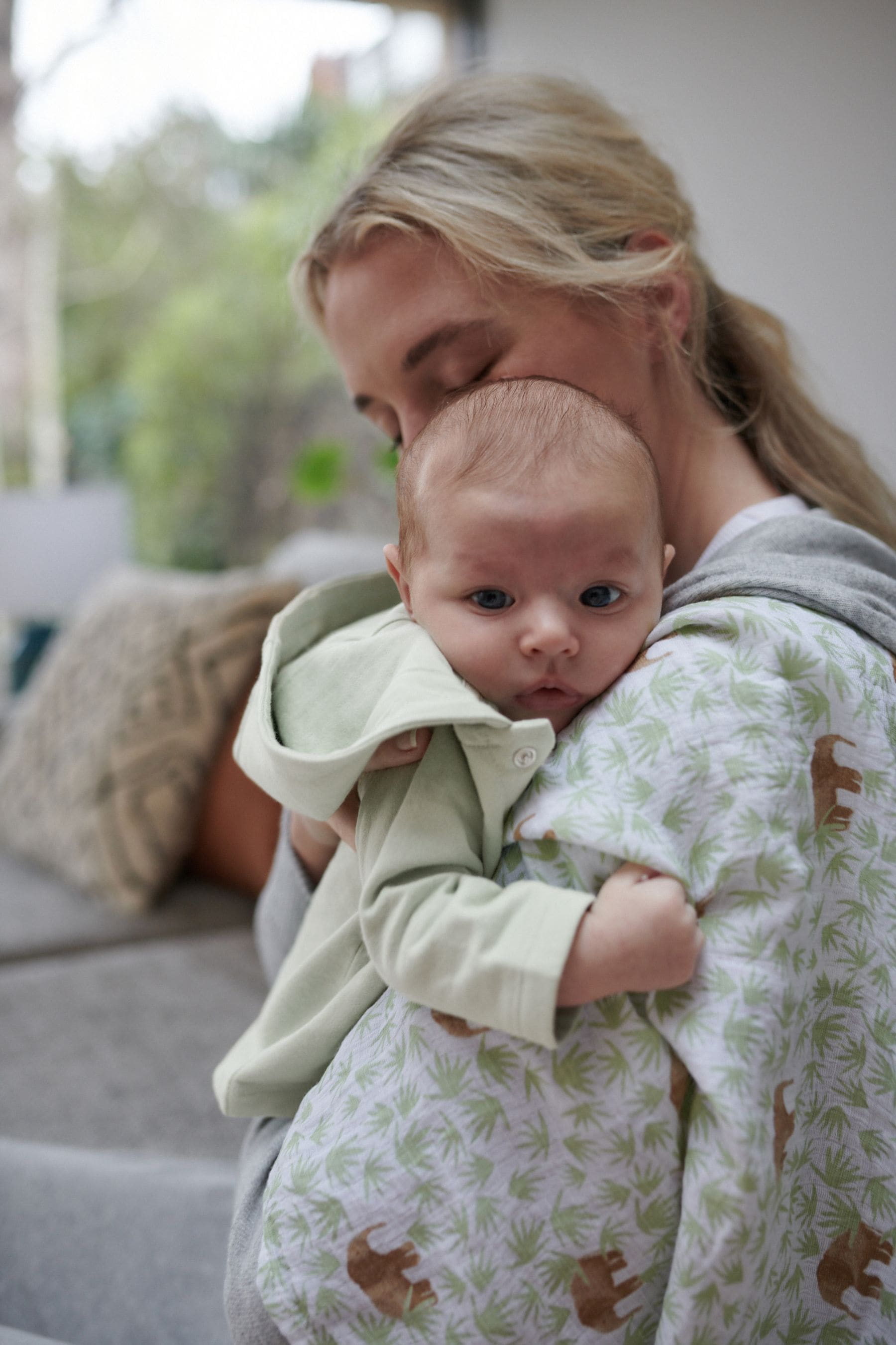 Mint Green Lightweight Jersey Baby Jacket (0mths-3yrs)