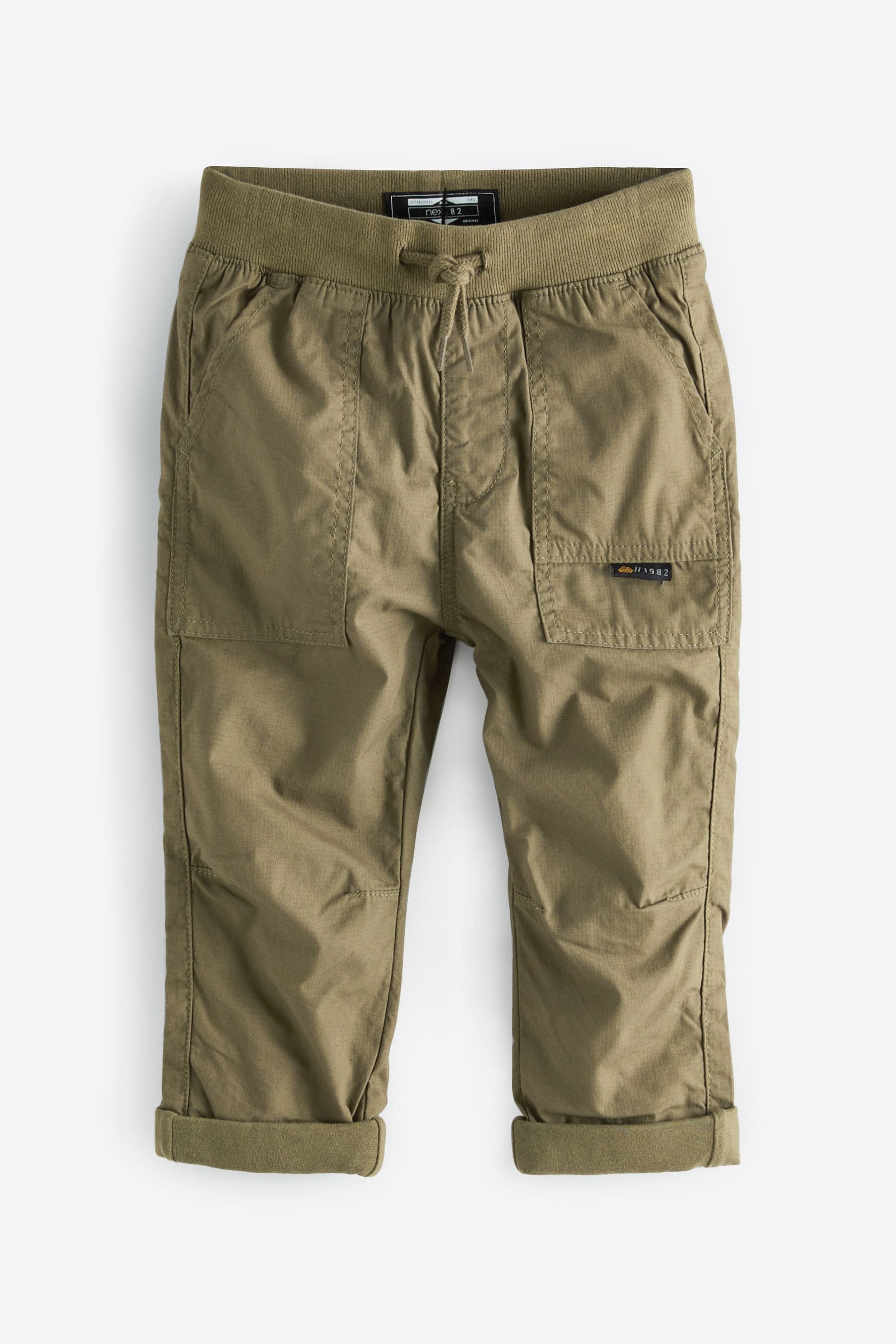 Brown Lined Pull-On Trousers (3mths-7yrs)