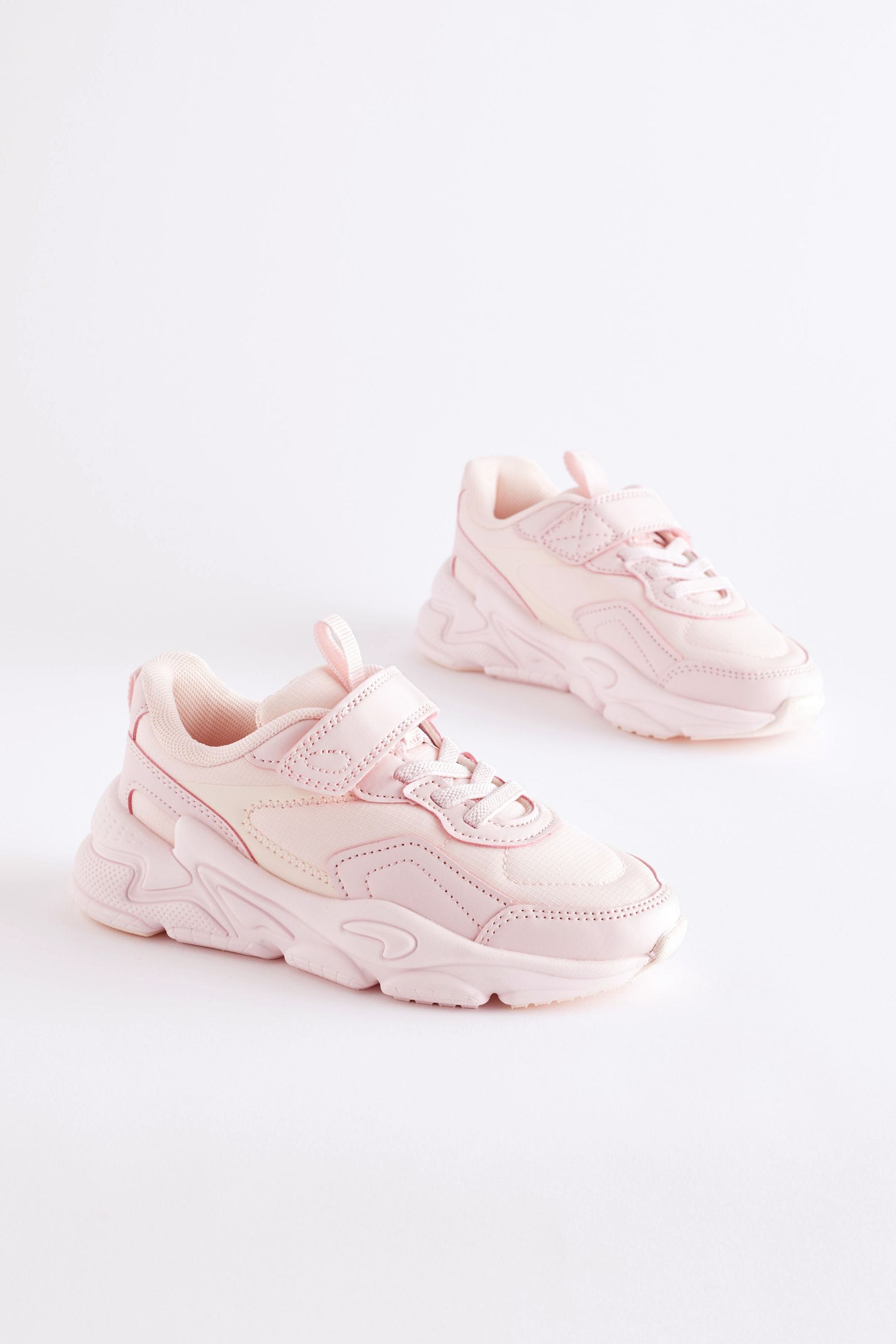 Pink Chunky Wave Trainers