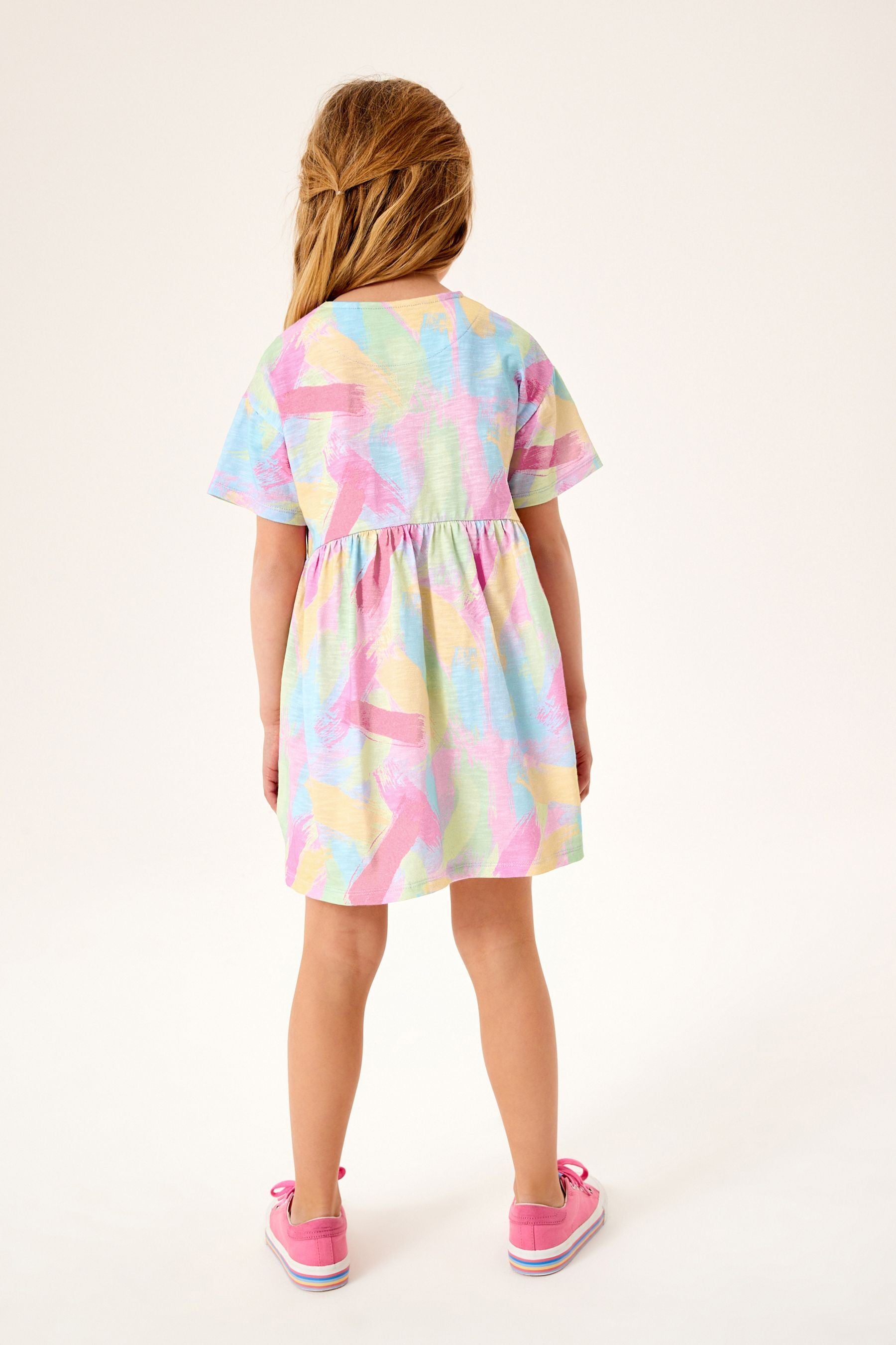 Bright Brushstroke Dress (3-16yrs)