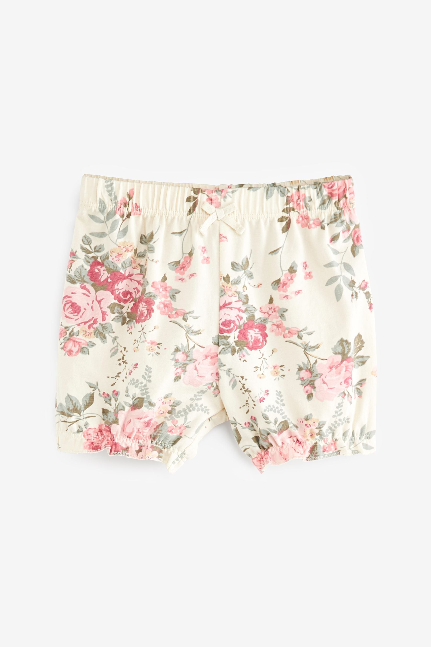 Pink Floral Baby 3 Pack Shorts