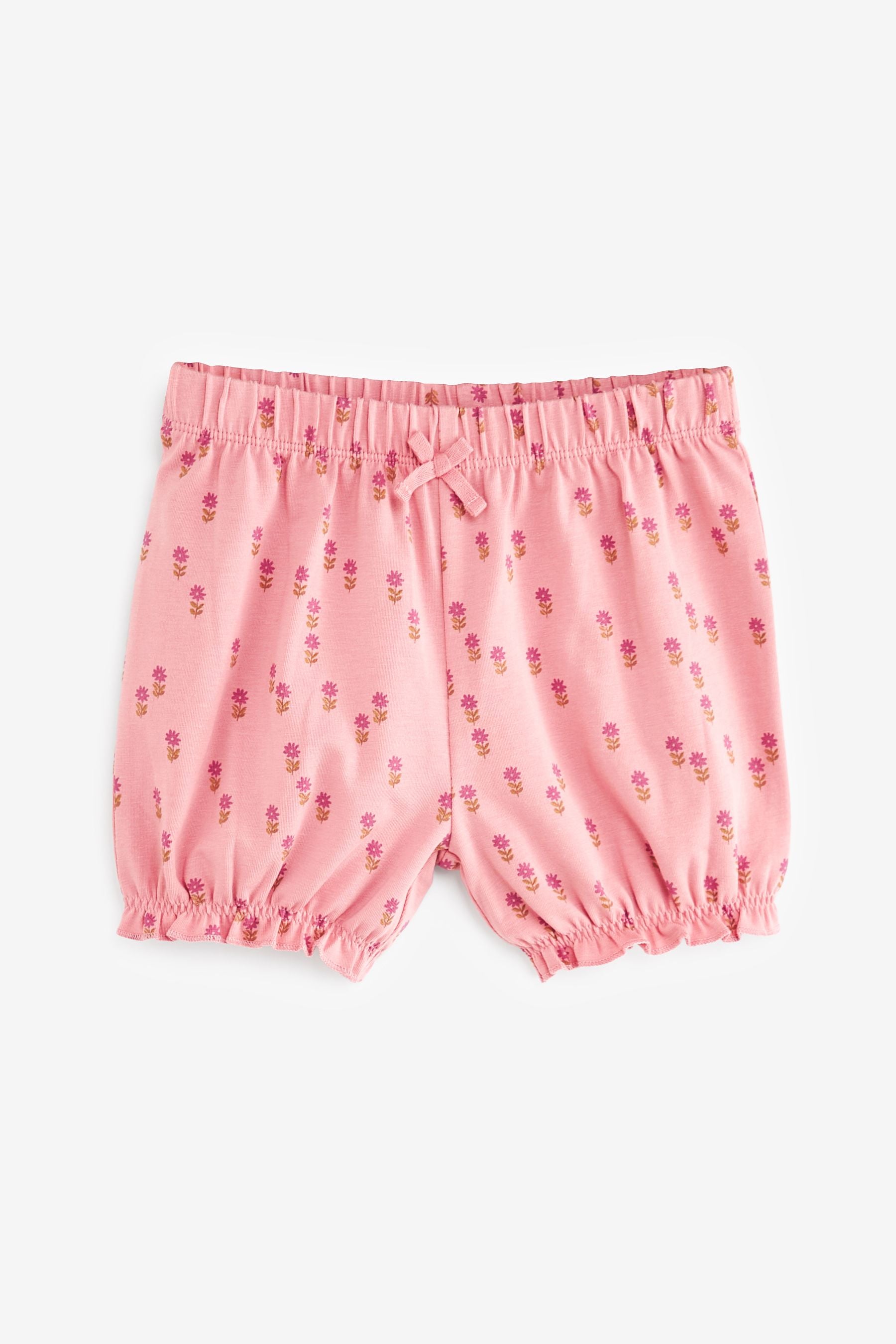 Pink Floral Baby 3 Pack Shorts