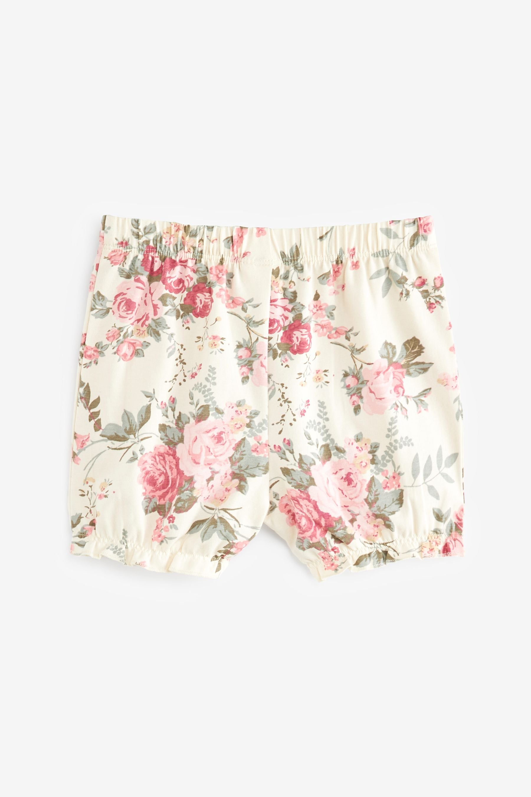 Pink Floral Baby 3 Pack Shorts