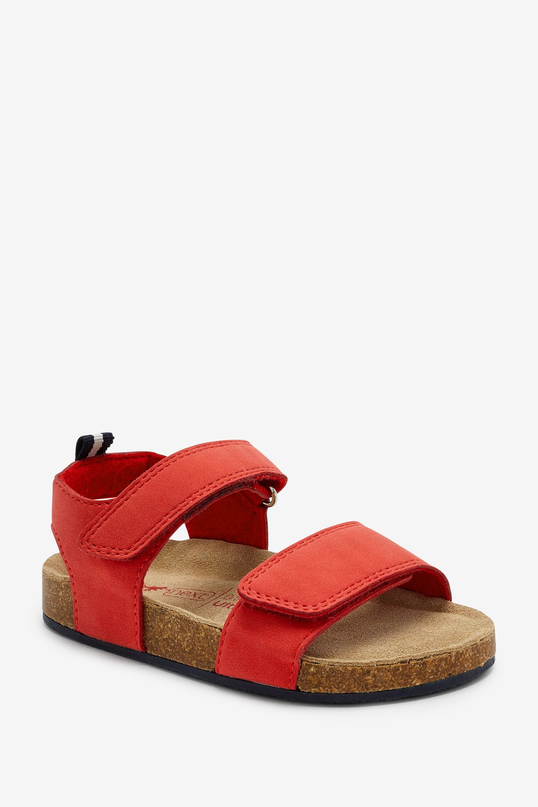 Red Standard Fit (F) Corkbed Comfort Sandals