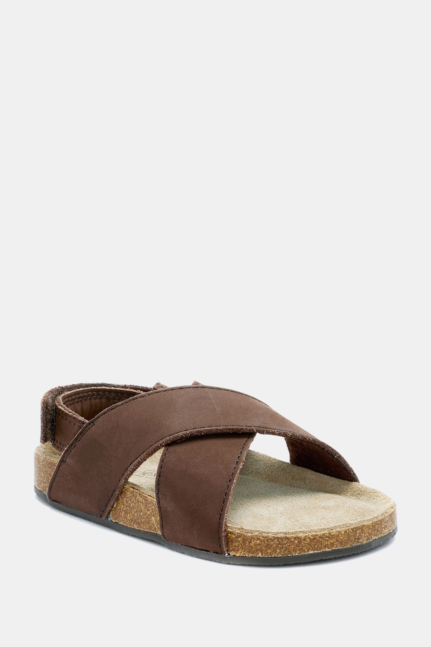 Chocolate Brown Corkbed Comfort Sandals