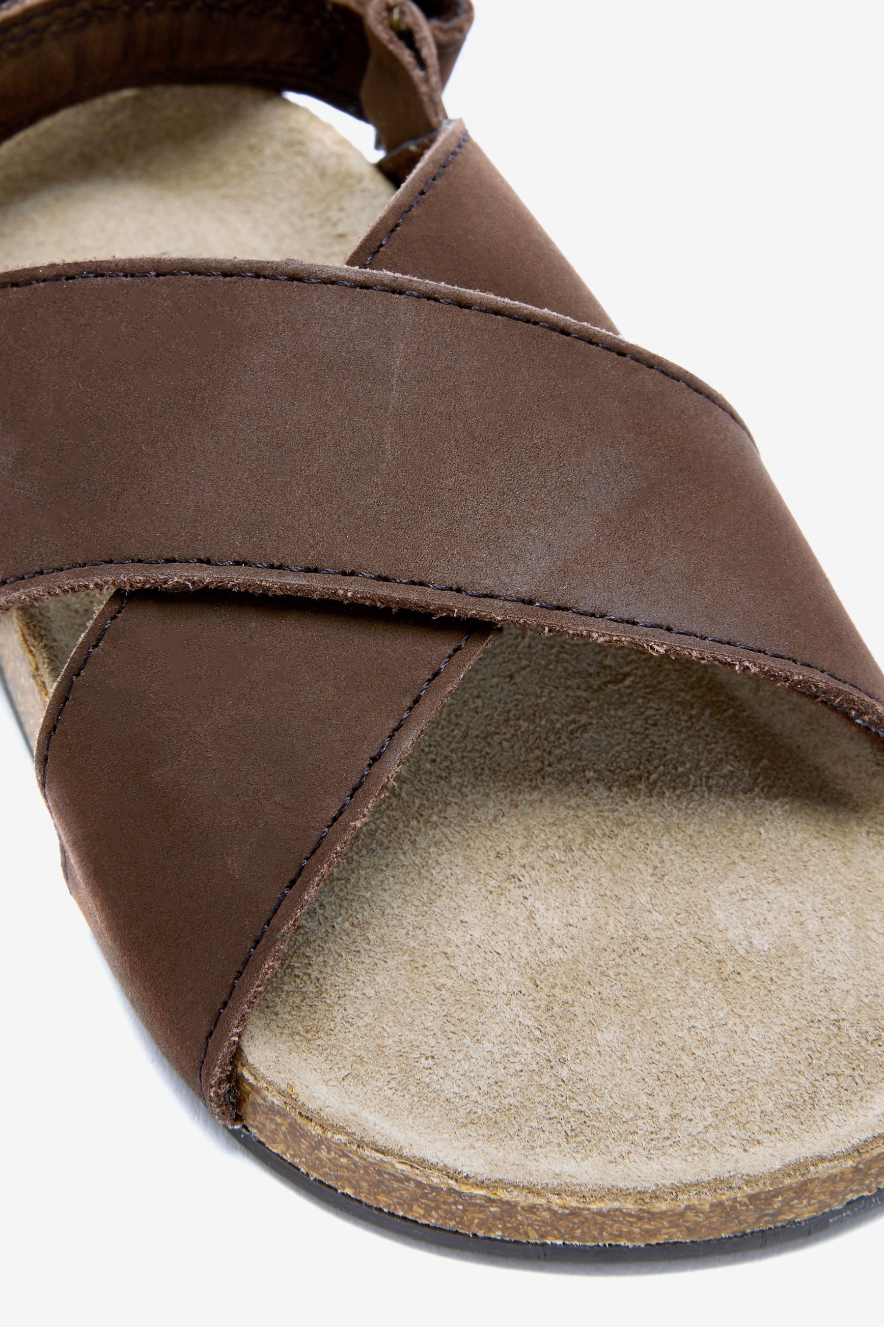 Chocolate Brown Corkbed Comfort Sandals