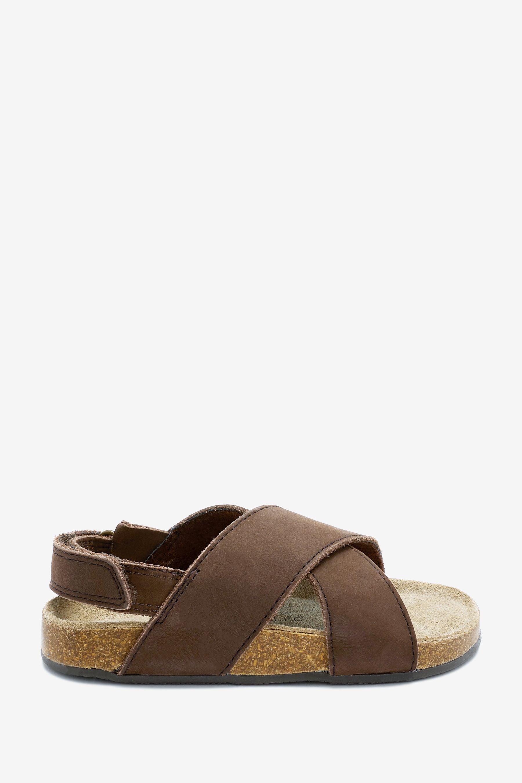 Chocolate Brown Corkbed Comfort Sandals