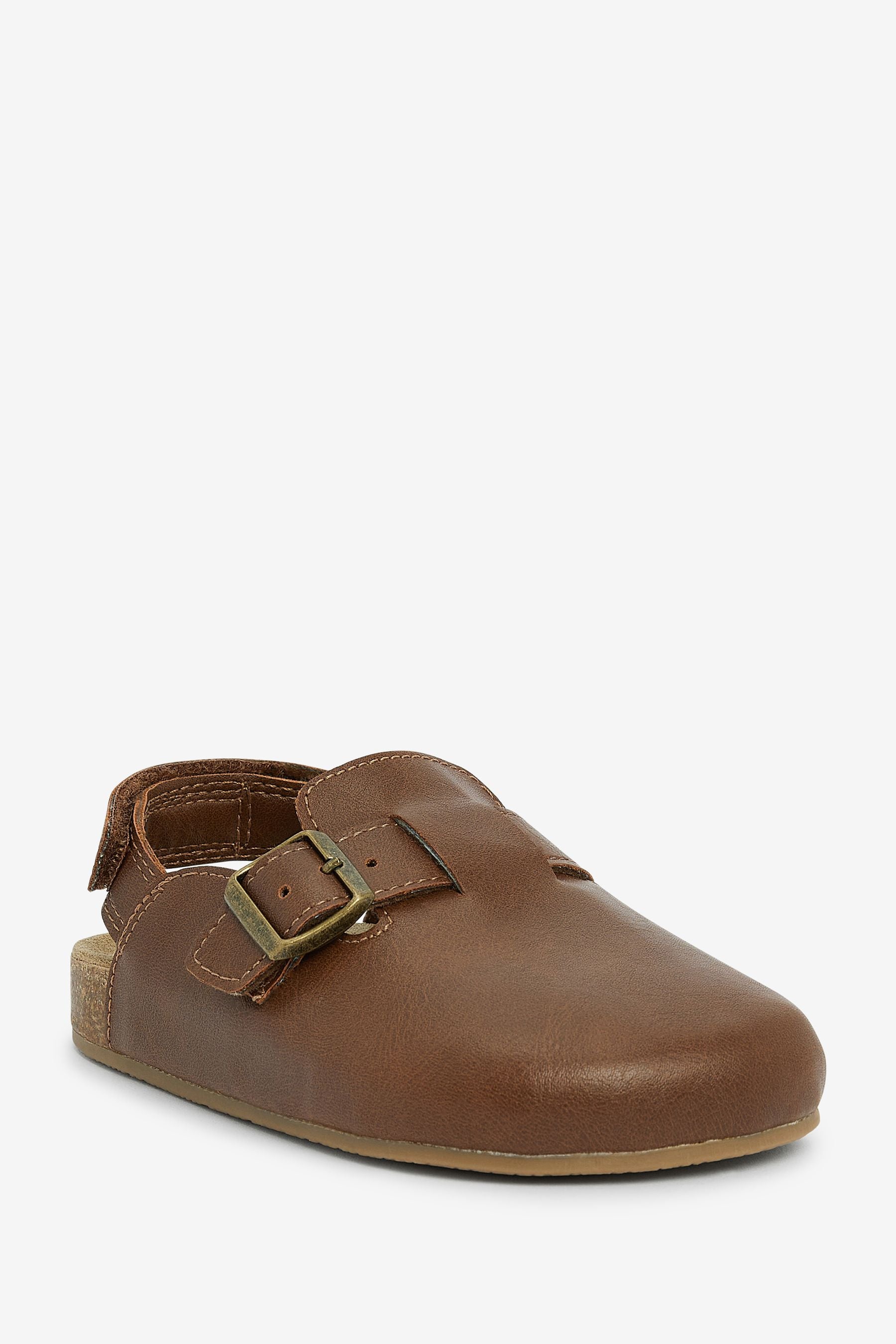 Tan Brown Corkbed Clogs