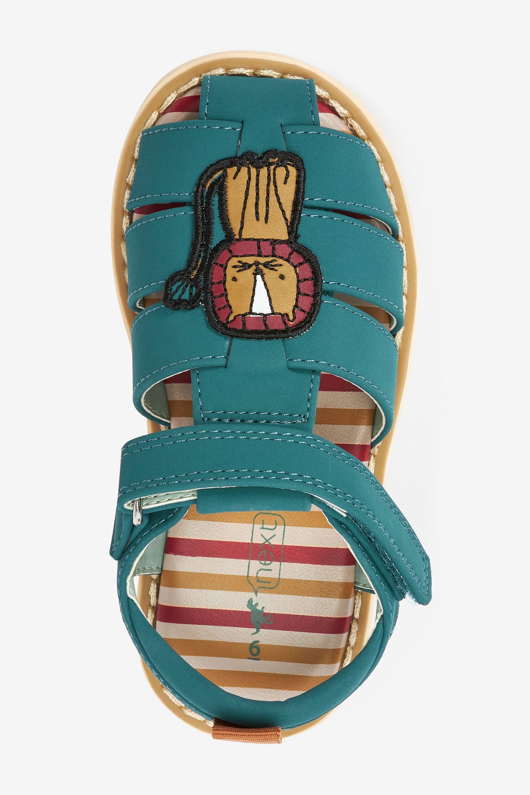 Teal Blue Animal Sandals